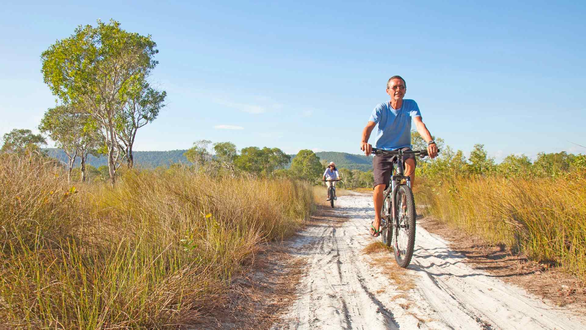 Cambodia, Koh Rong, The Royal Sands, Cykling