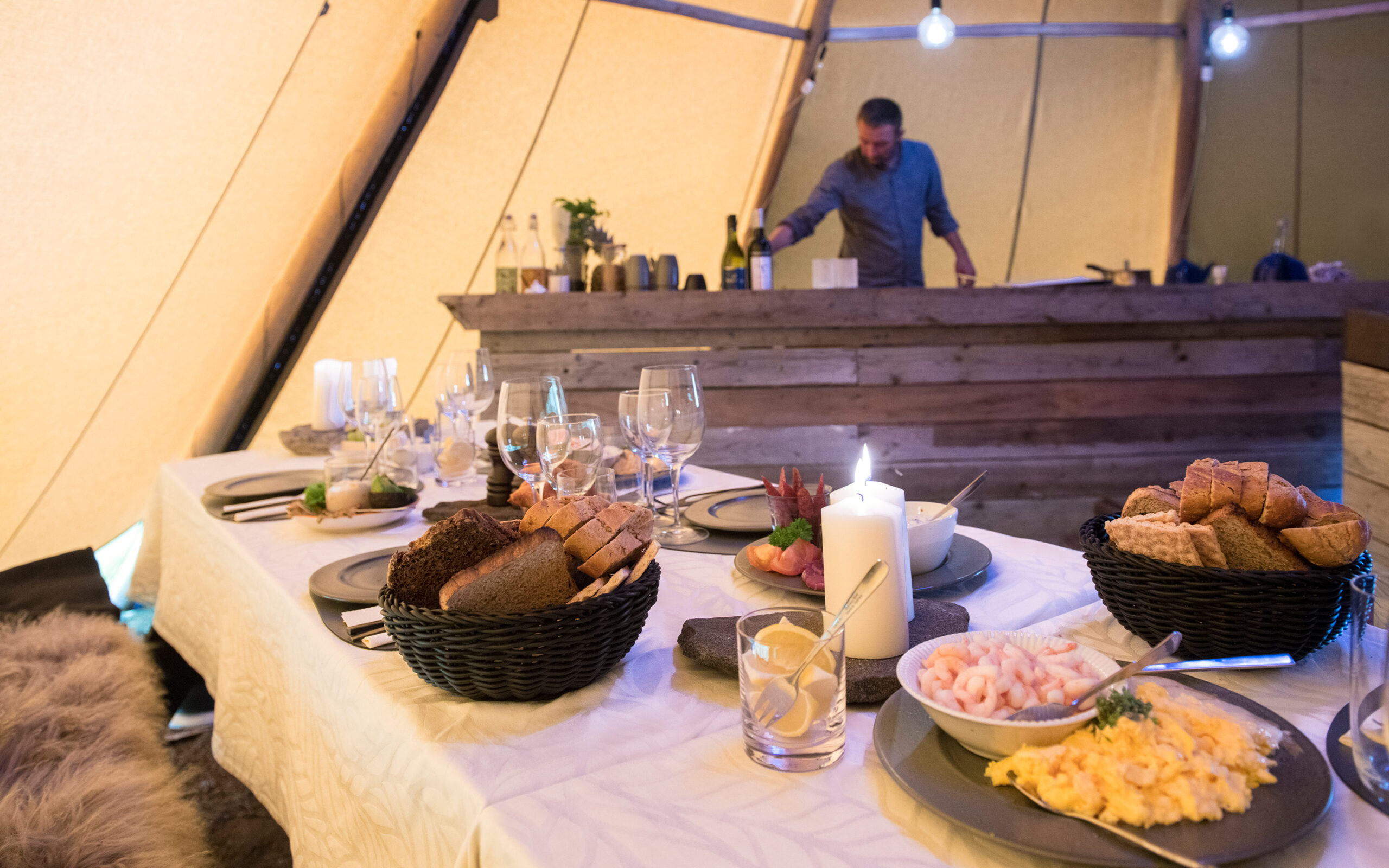 Gr&oslash;nland Camp Kiattua, Nuuk, Glamping, Buffet, Frokost