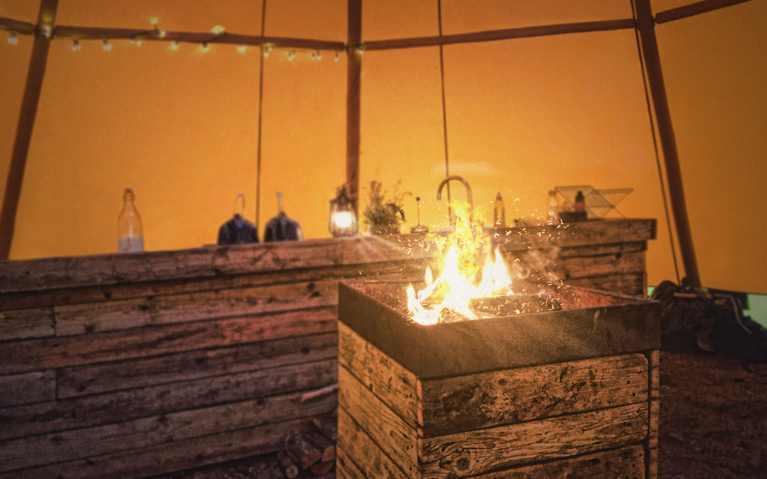 Gr&oslash;nland Camp Kiattua Nuuk, B&aring;l, Telt
