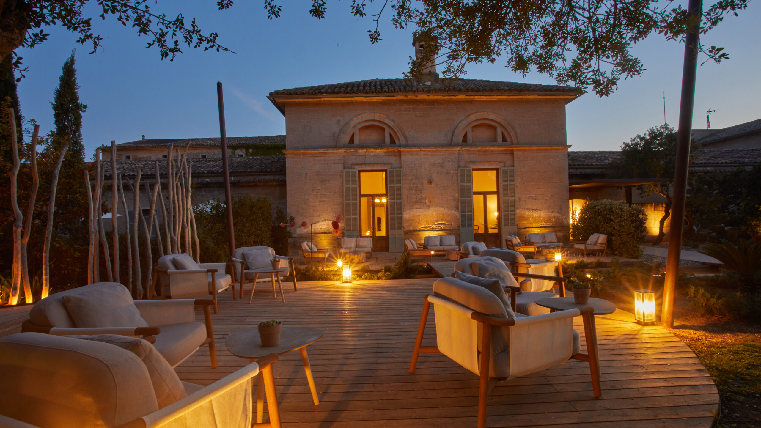 Spanien Mallorca Fontsanta Aftenstemning