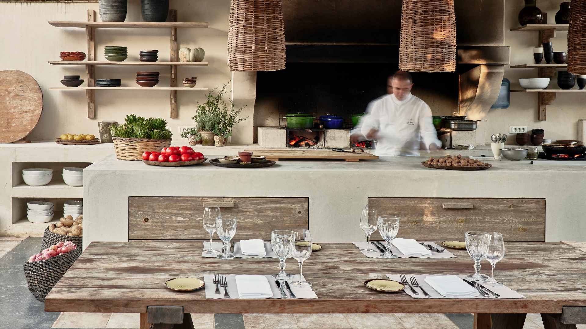 Grækenland Kreta Cretan Malia Park Heraklion, Kokkeskole, Mouries Restaurant