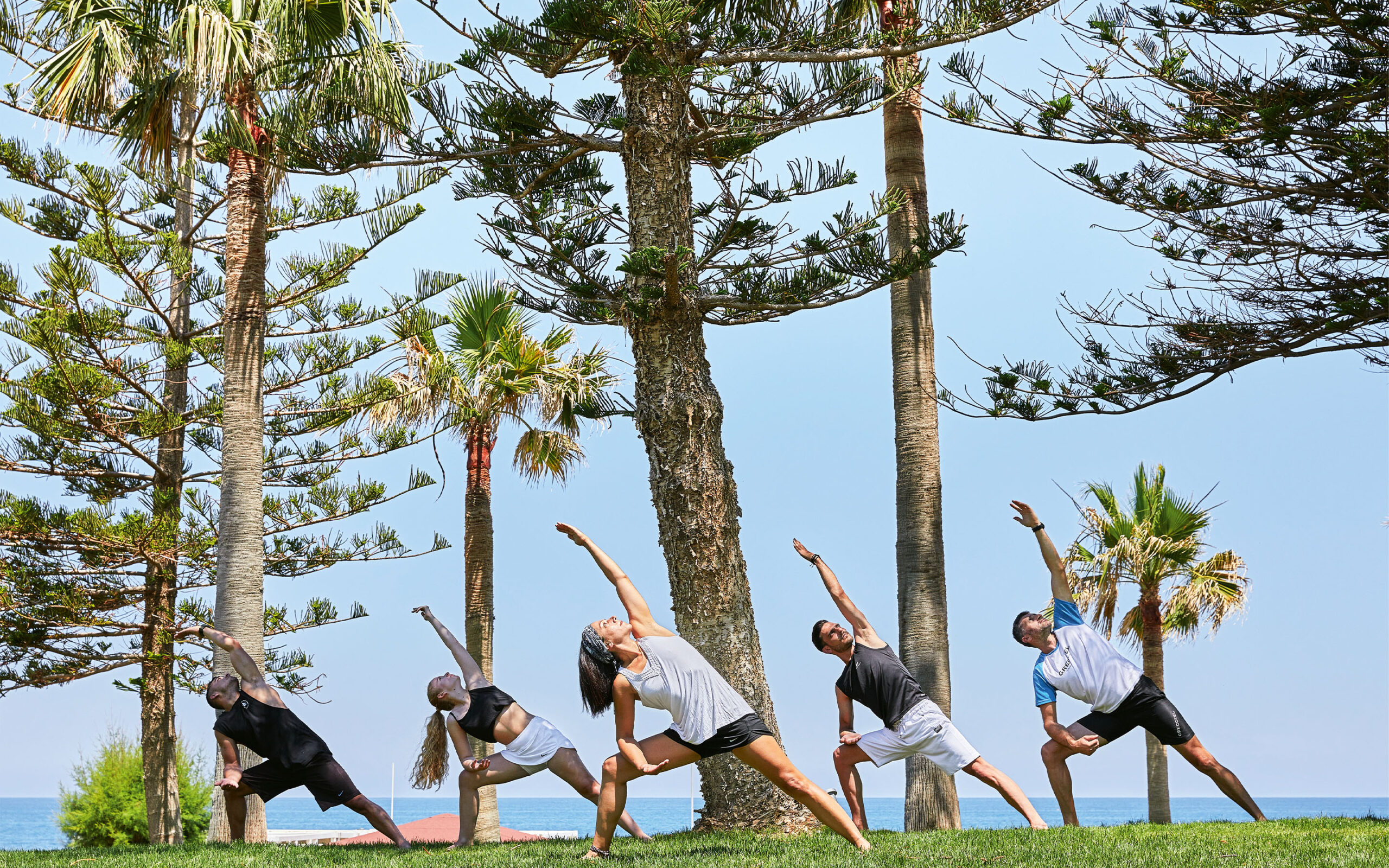 Gr&aelig;kenland, Kreta, Grecotel Lux Me White Palace, Yoga Class, Motion