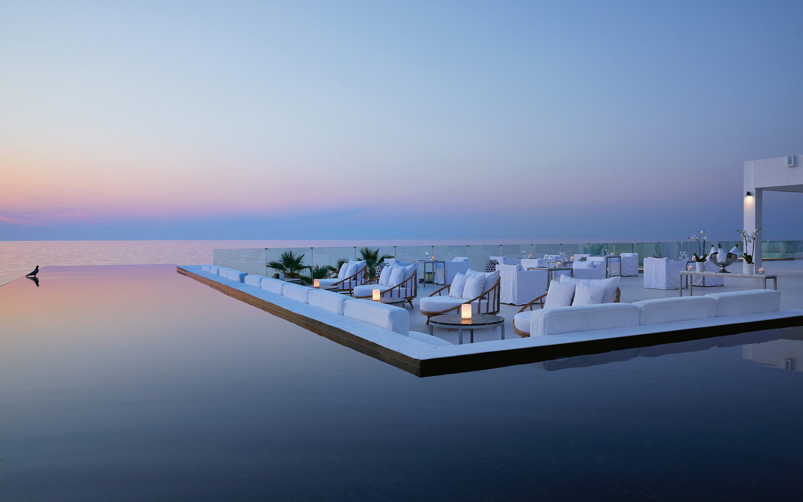 Gr&aelig;kenland, Kreta, Grecotel Lux Me White Palace, The White Restaurant, Infinity Pool