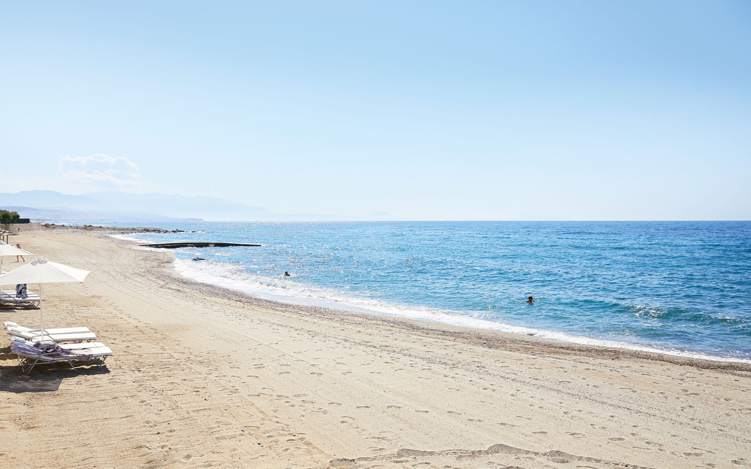 Gr&aelig;kenland, Kreta, Grecotel Lux Me White Palace, Strand, Vand