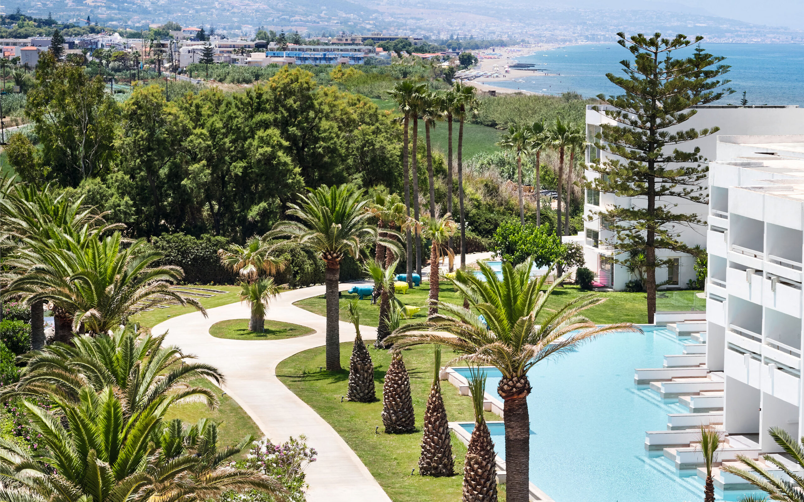 Gr&aelig;kenland, Kreta, Grecotel Lux Me White Palace, Swim Up Pool 