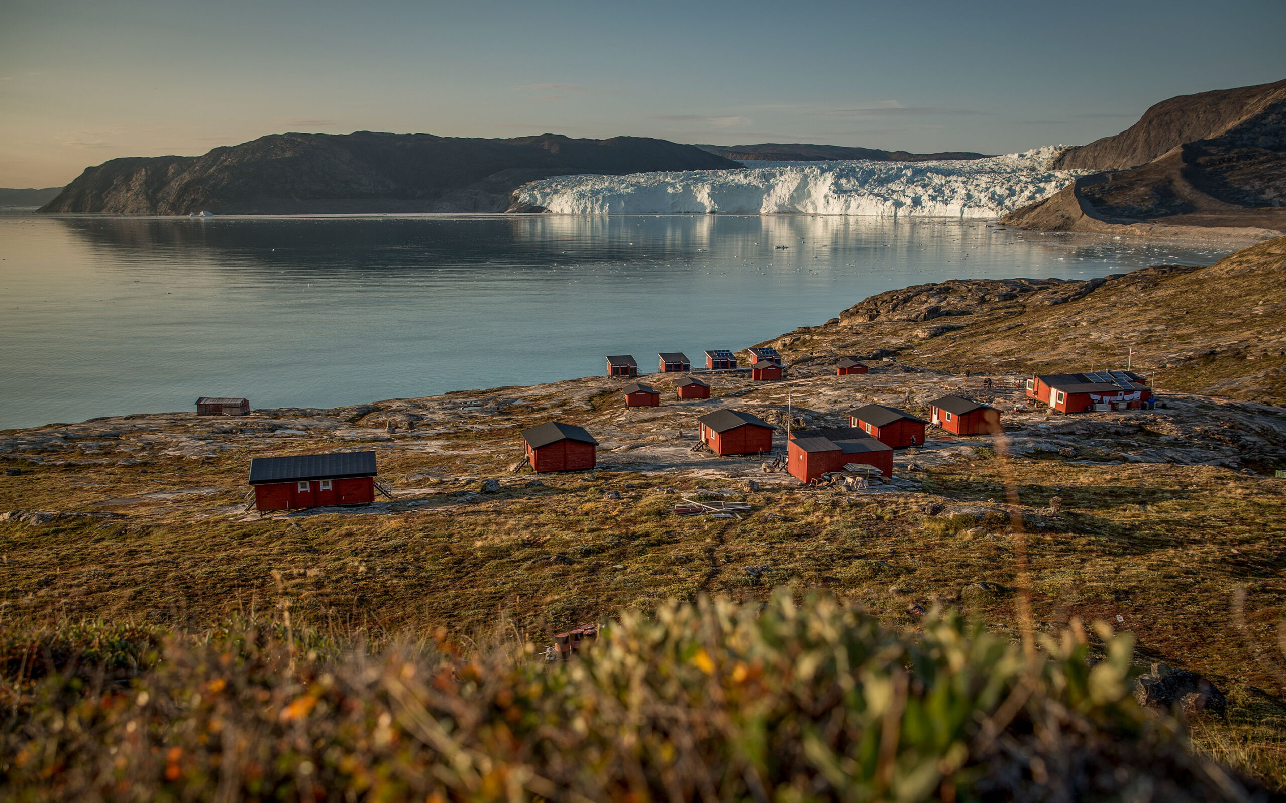 Groenland Eqi Glacier Lodge Kredit Visit Greenland