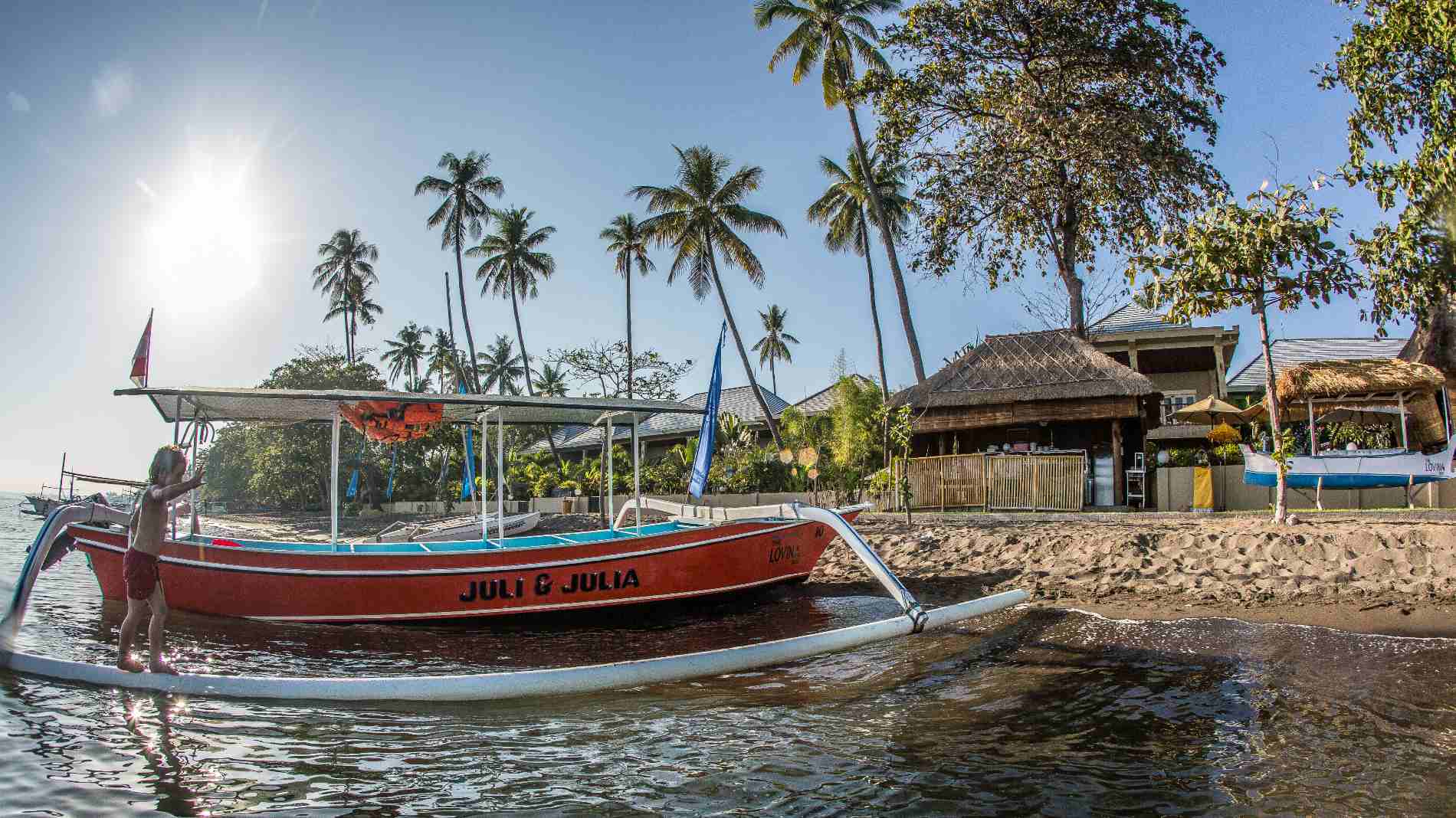 Indonesien Bali Lovina The Lovina, Lokal Turist Båd