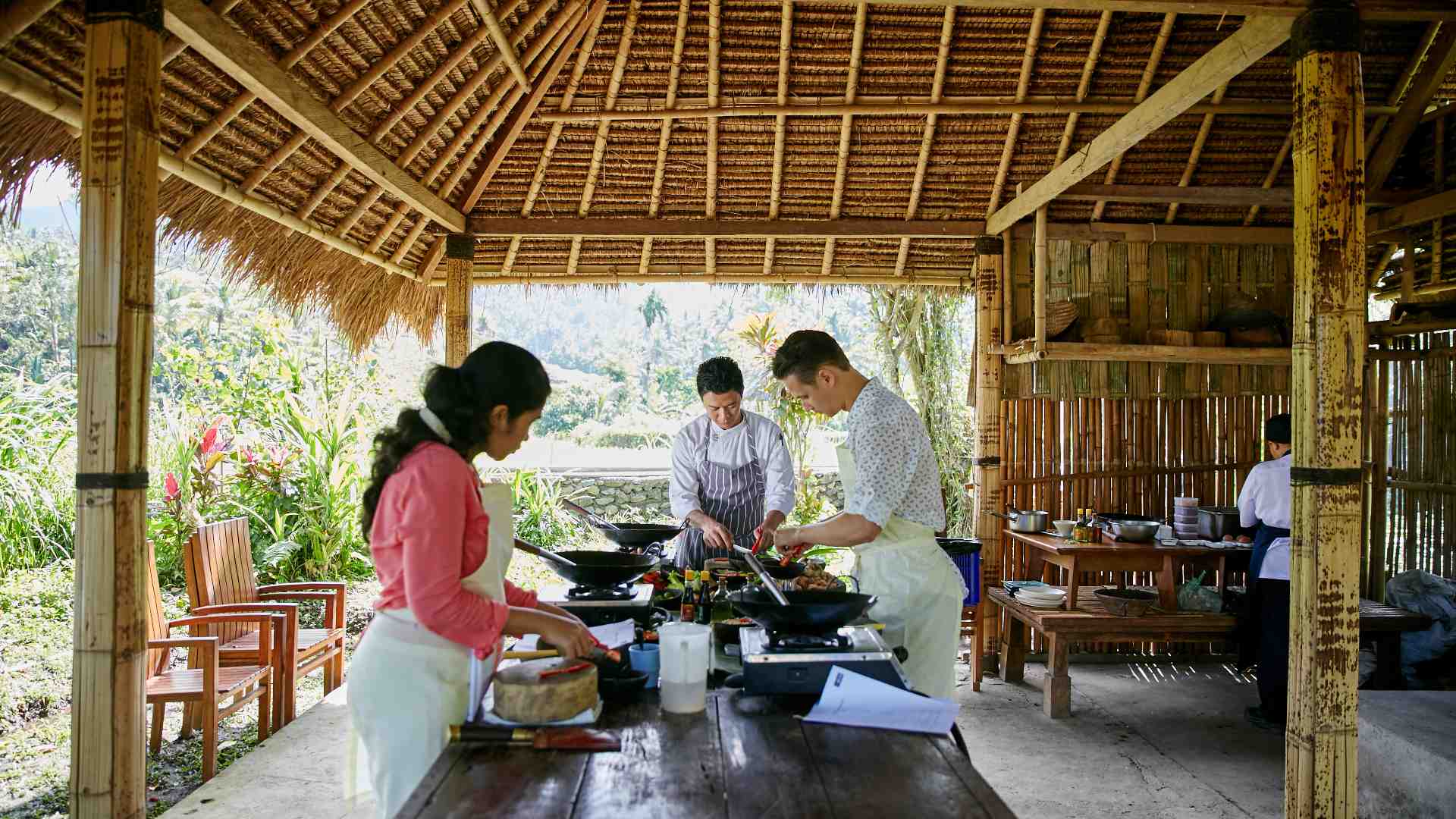 Indonesien Bali Alila Manggis , Madlavning, K&oslash;kken
