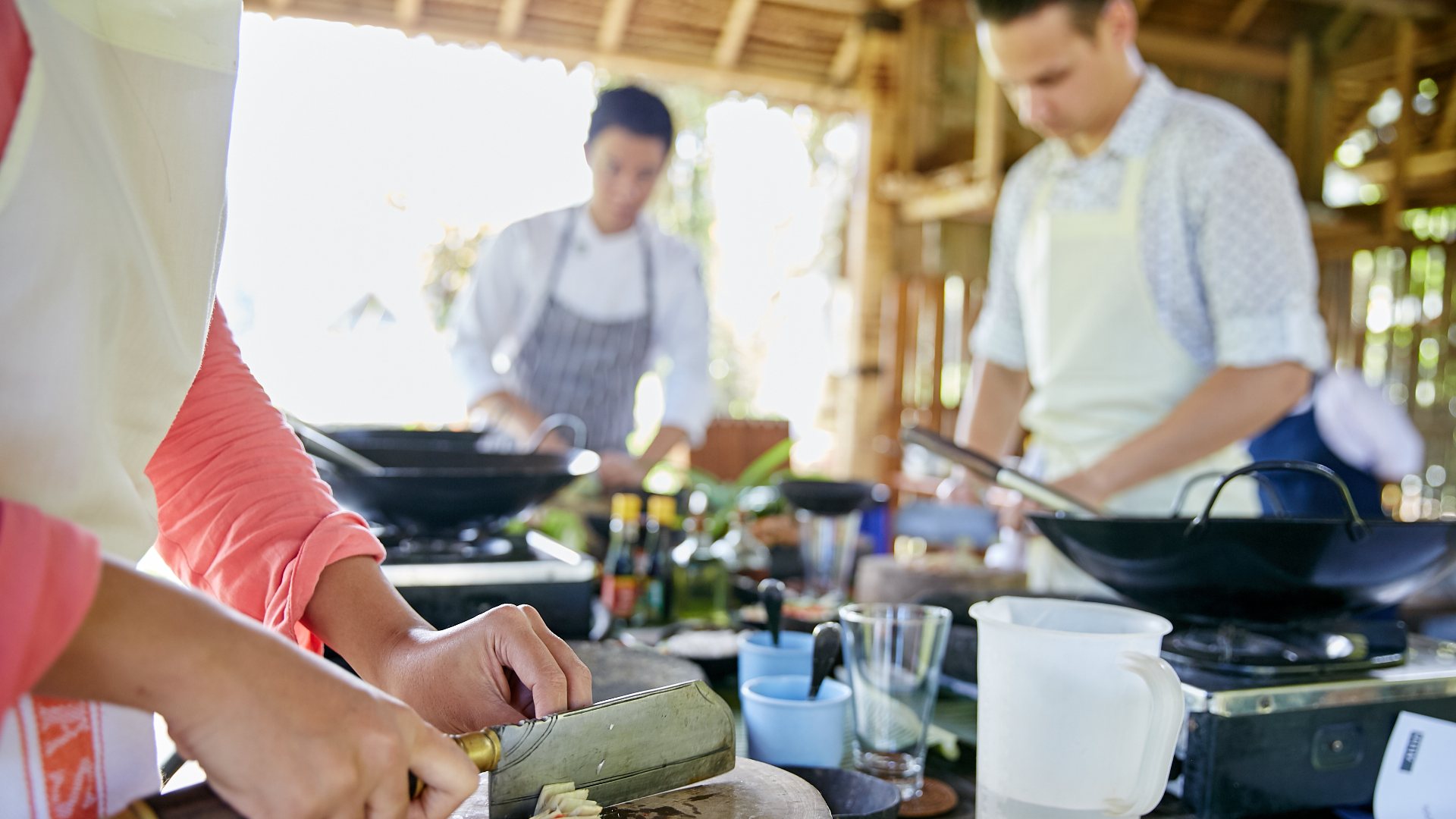 Indonesien Bali Alila Manggis, Madlavning, Gastronomi 