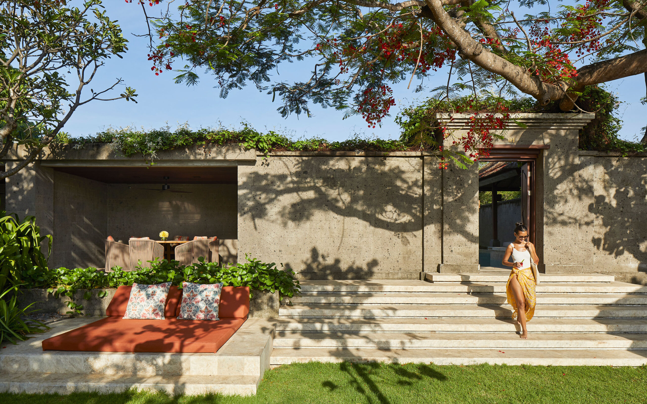 Indonesien Bali Sanur Andaz Beach Villa Outdoor Patio