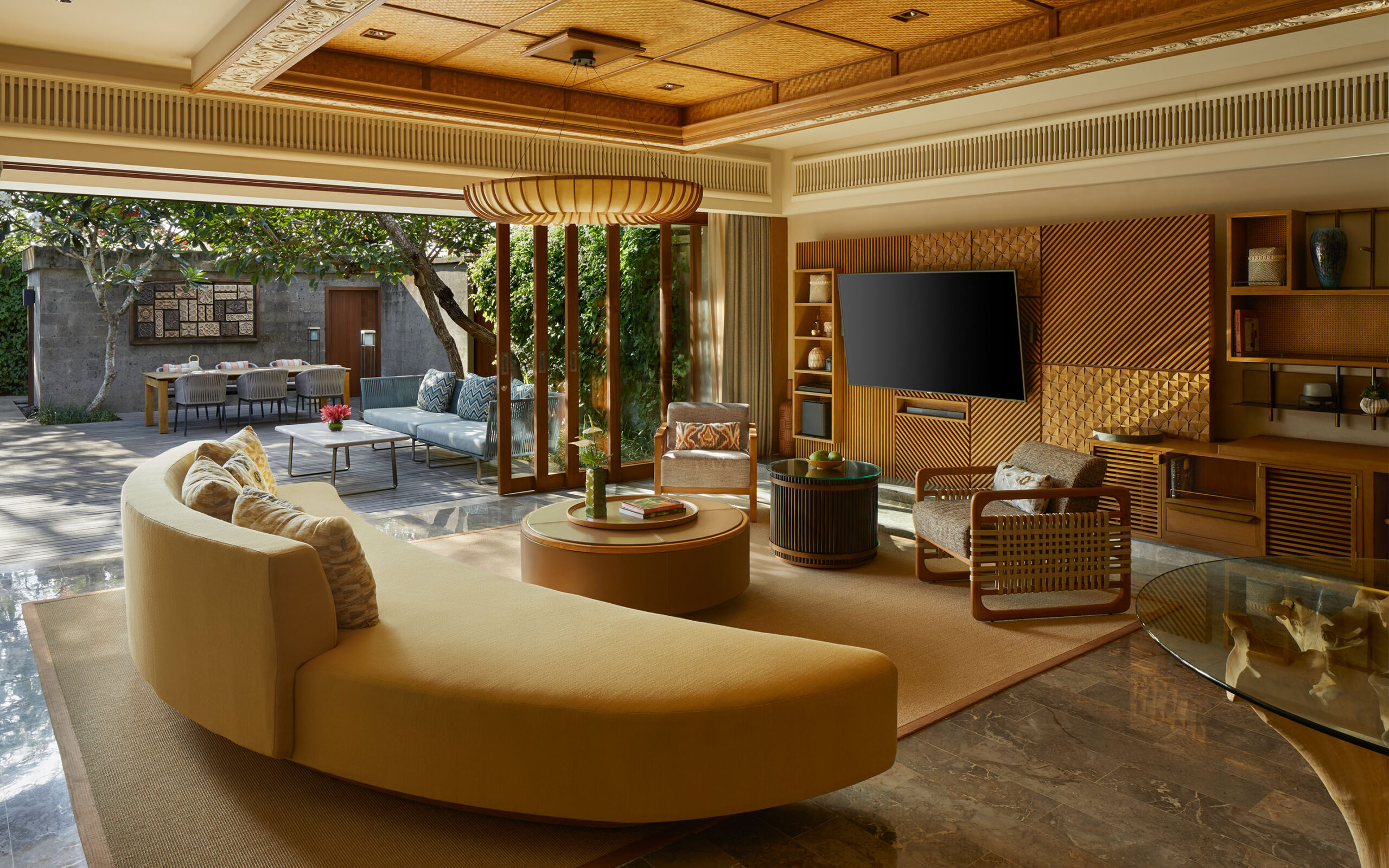 Indonesien Bali Sanur Andaz Beach Villa, Beach Villa Overlooking The Patio