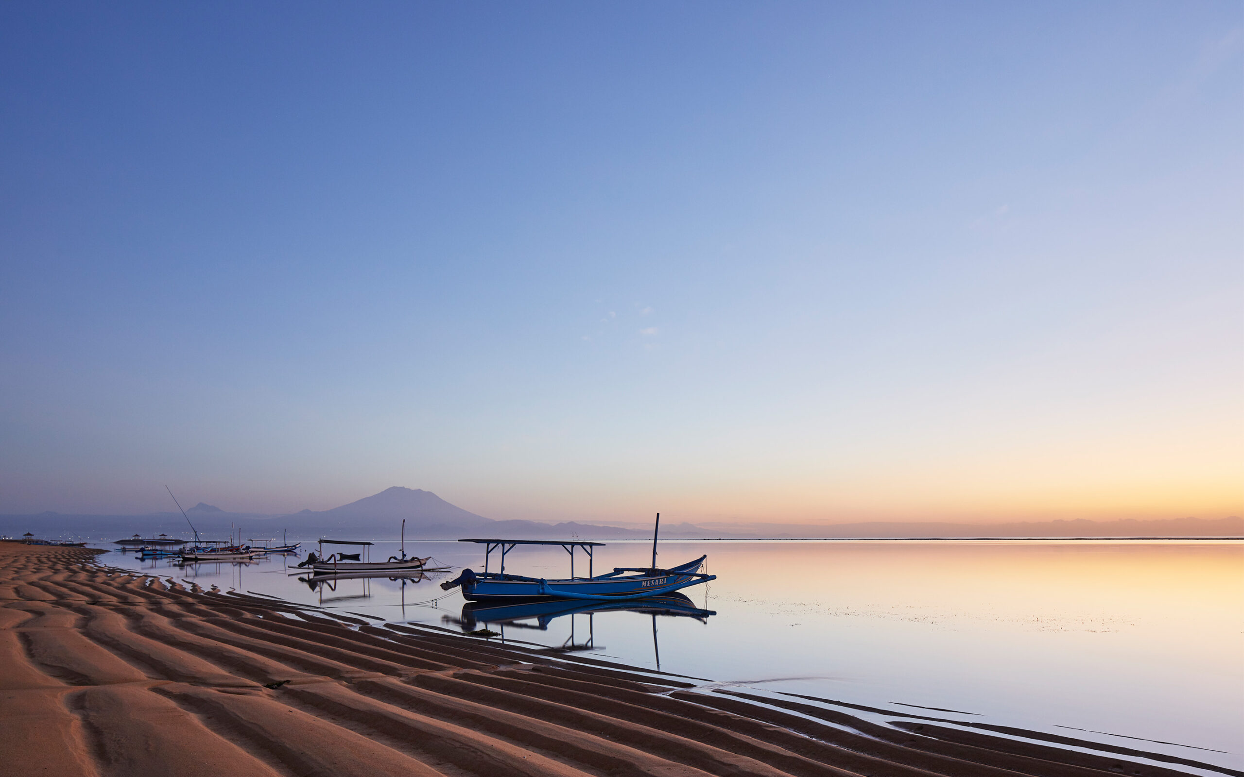Indonesien Bali Sanur Andaz Beach Villa, Udsigt Til Mount Agung