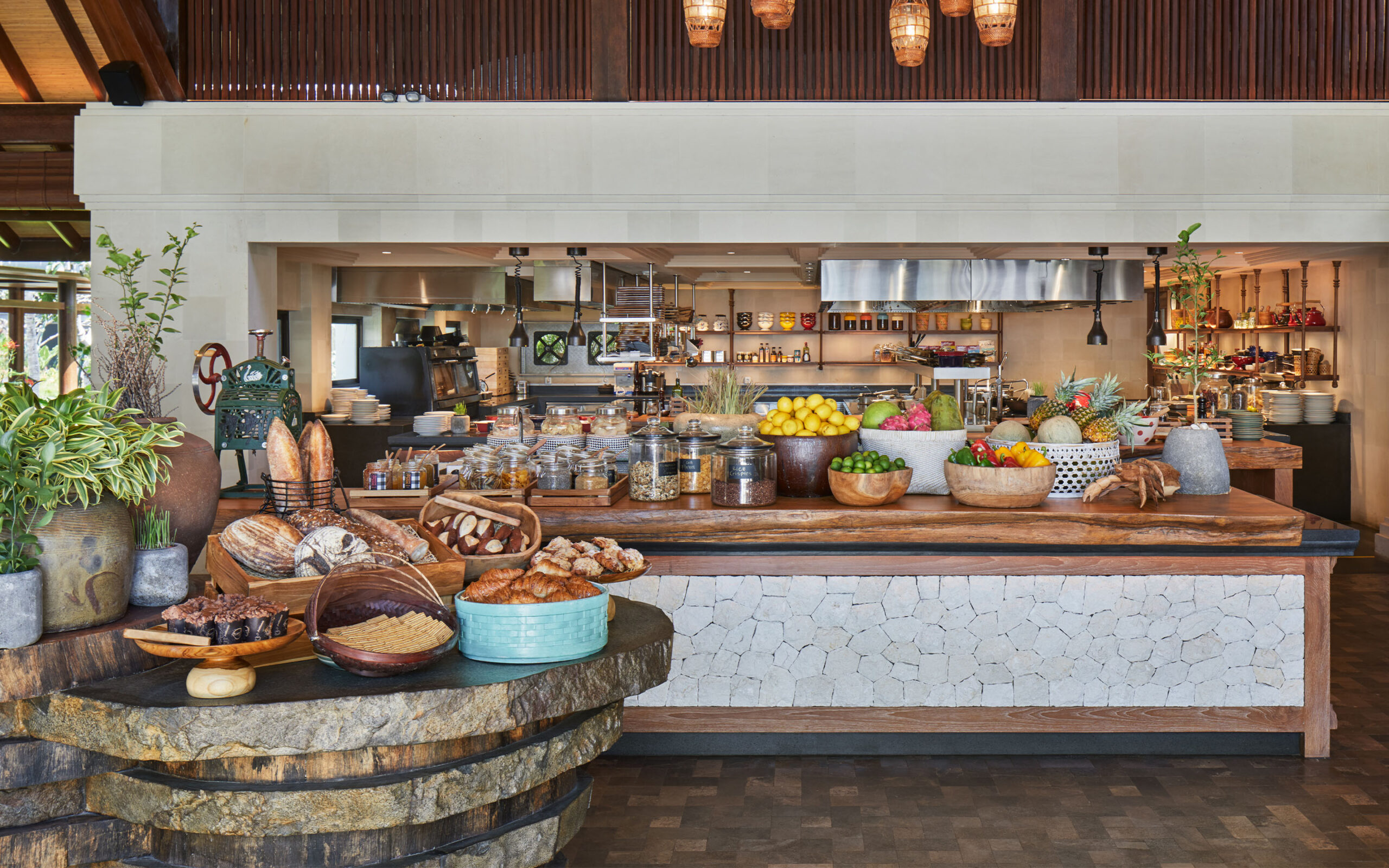 Indonesien Bali Sanur Hyatt Regency, Restaurant Omang Omang