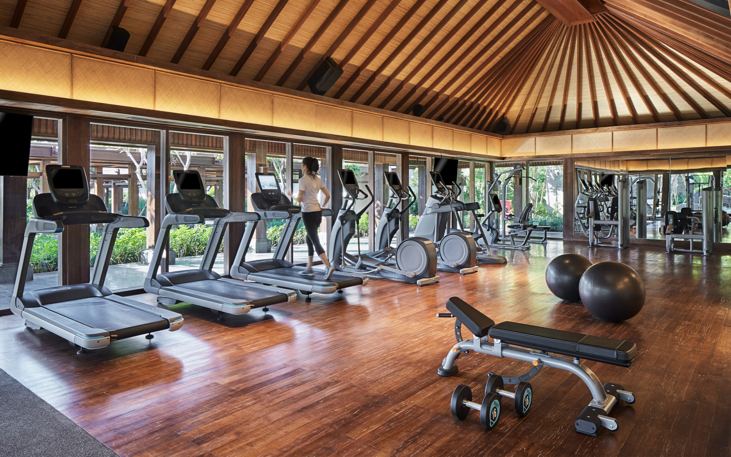 Indonesien Bali Sanur Hyatt Regency, Fitness Studio
