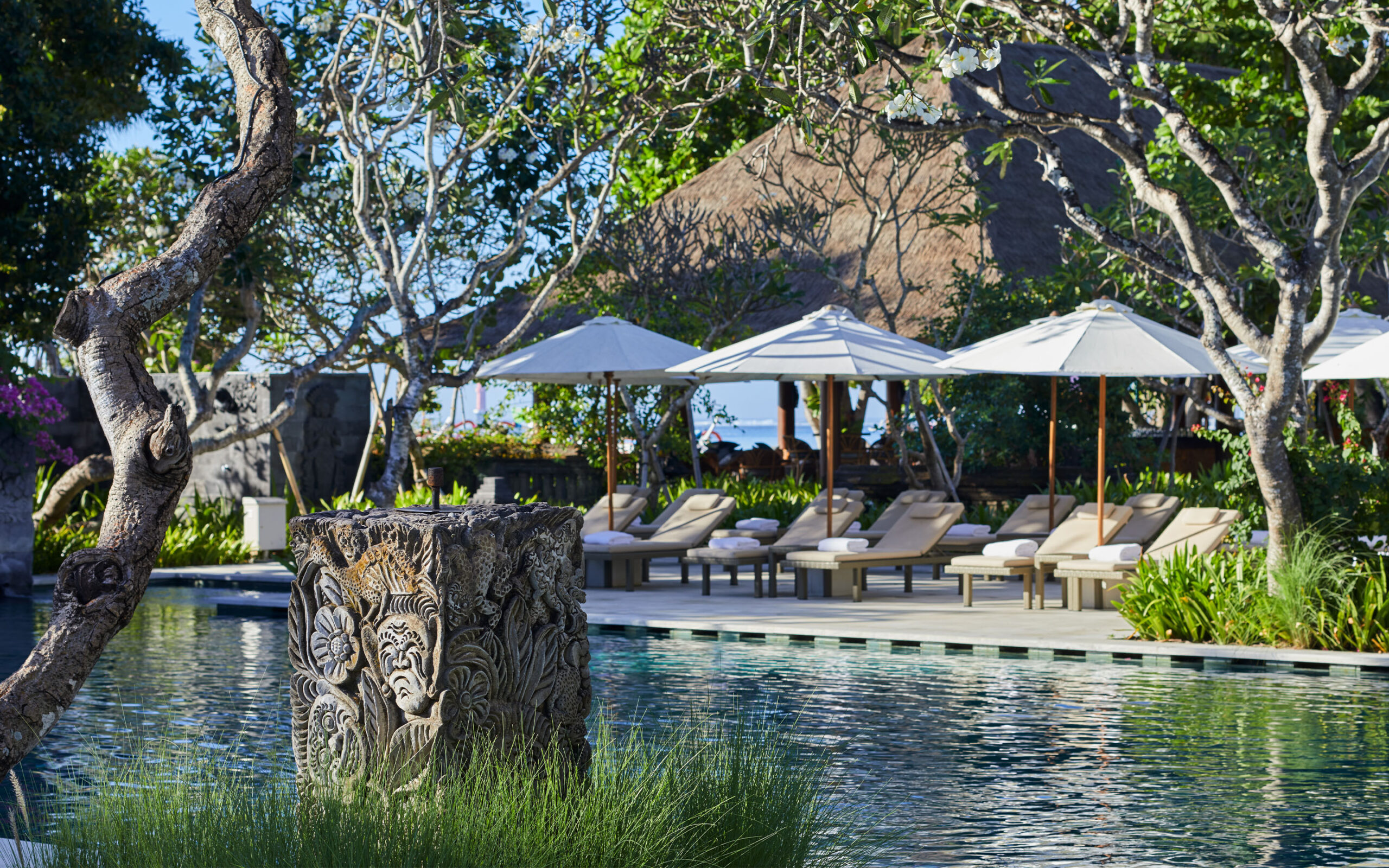 Indonesien Bali Sanur Hyatt Regency, Pool Area