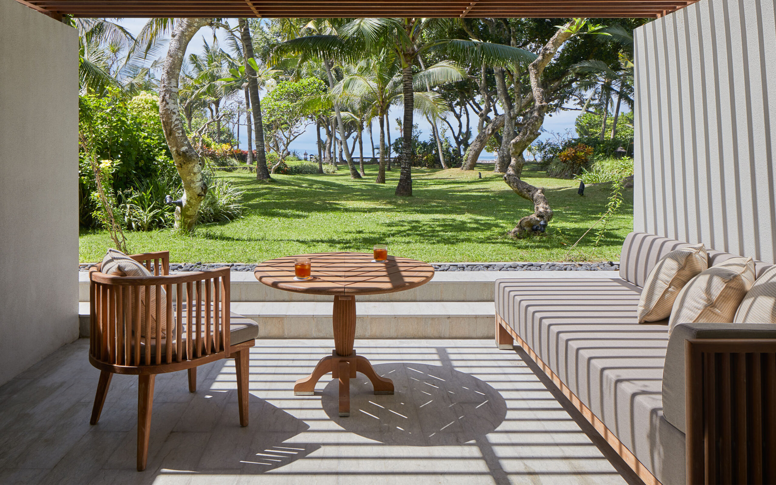 Indonesien Bali Sanur Hyatt Regency, Premium Værelse, Terrasse Med Udsigt