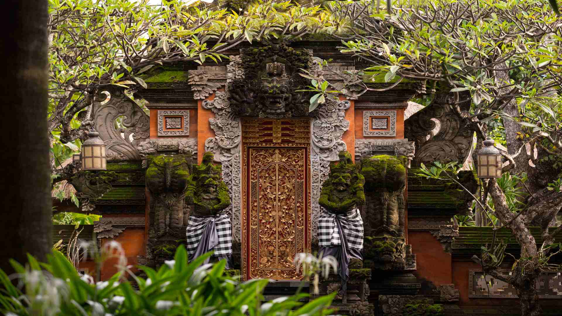 Indonesien Bali Sanur Puri Santrian, Main Entrance, Hovedindgang