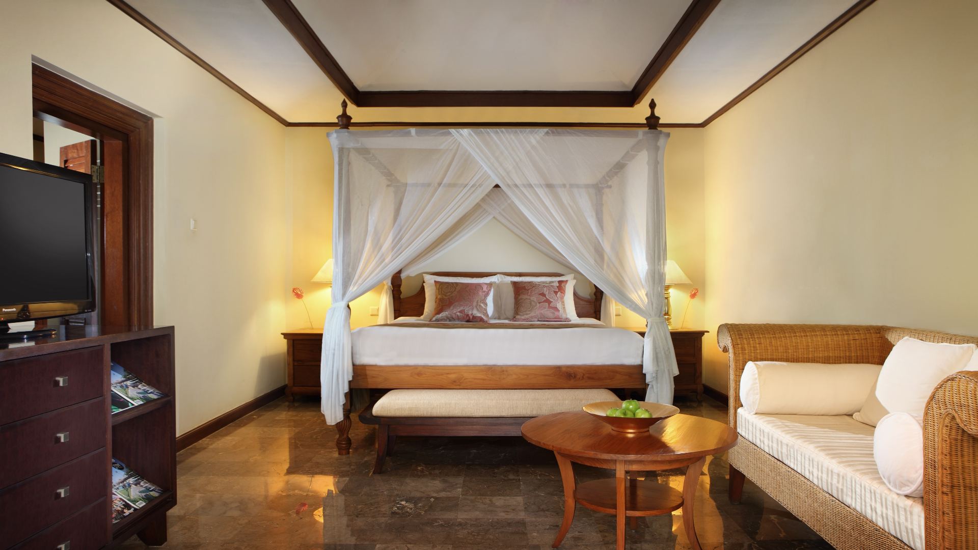 Indonesien Bali Sanur Puri Santrian, Santrian Club Room, Santrian Club Værelse