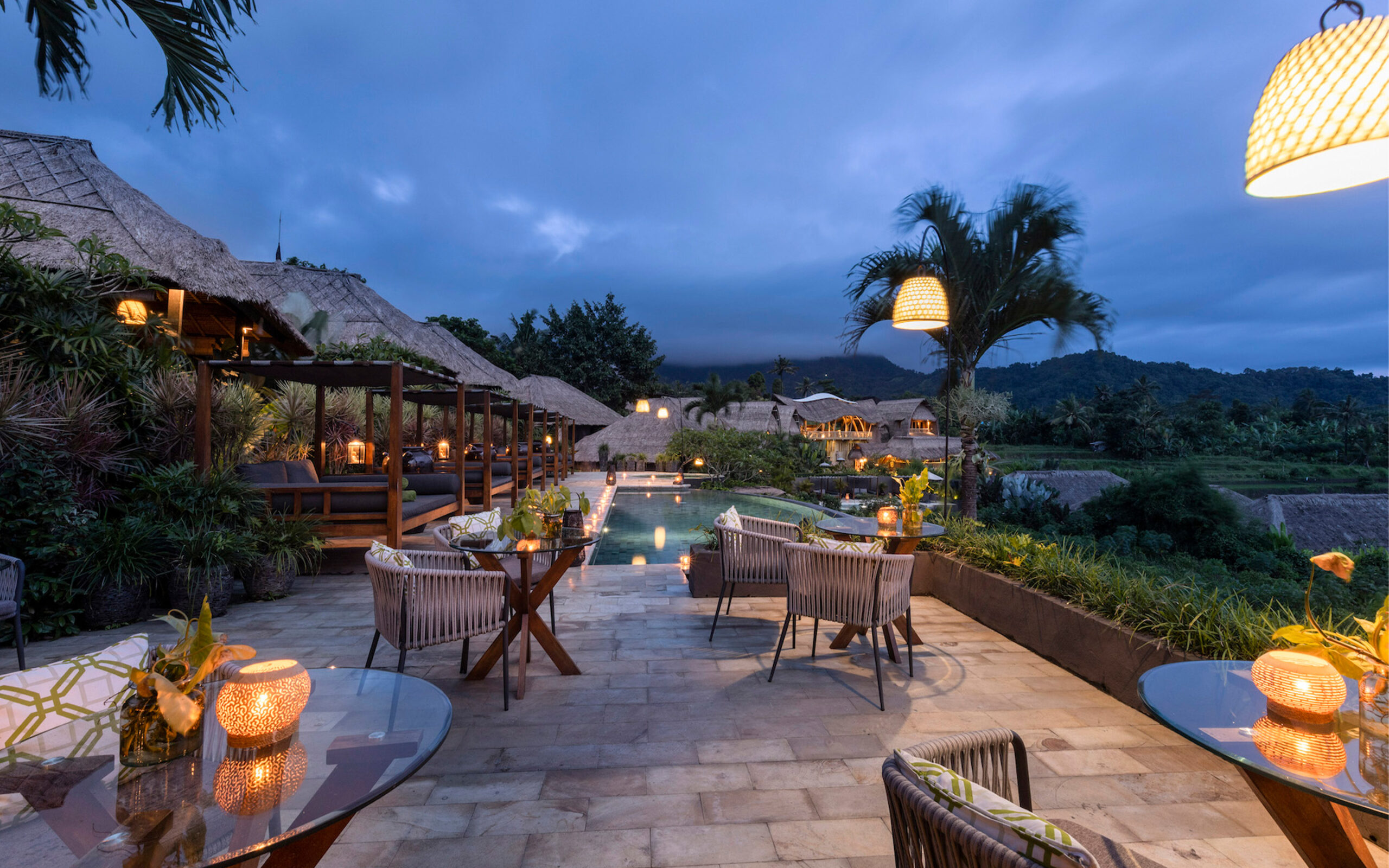 Indonesien Bali sidemen valley samanvaya pool view scaled aften