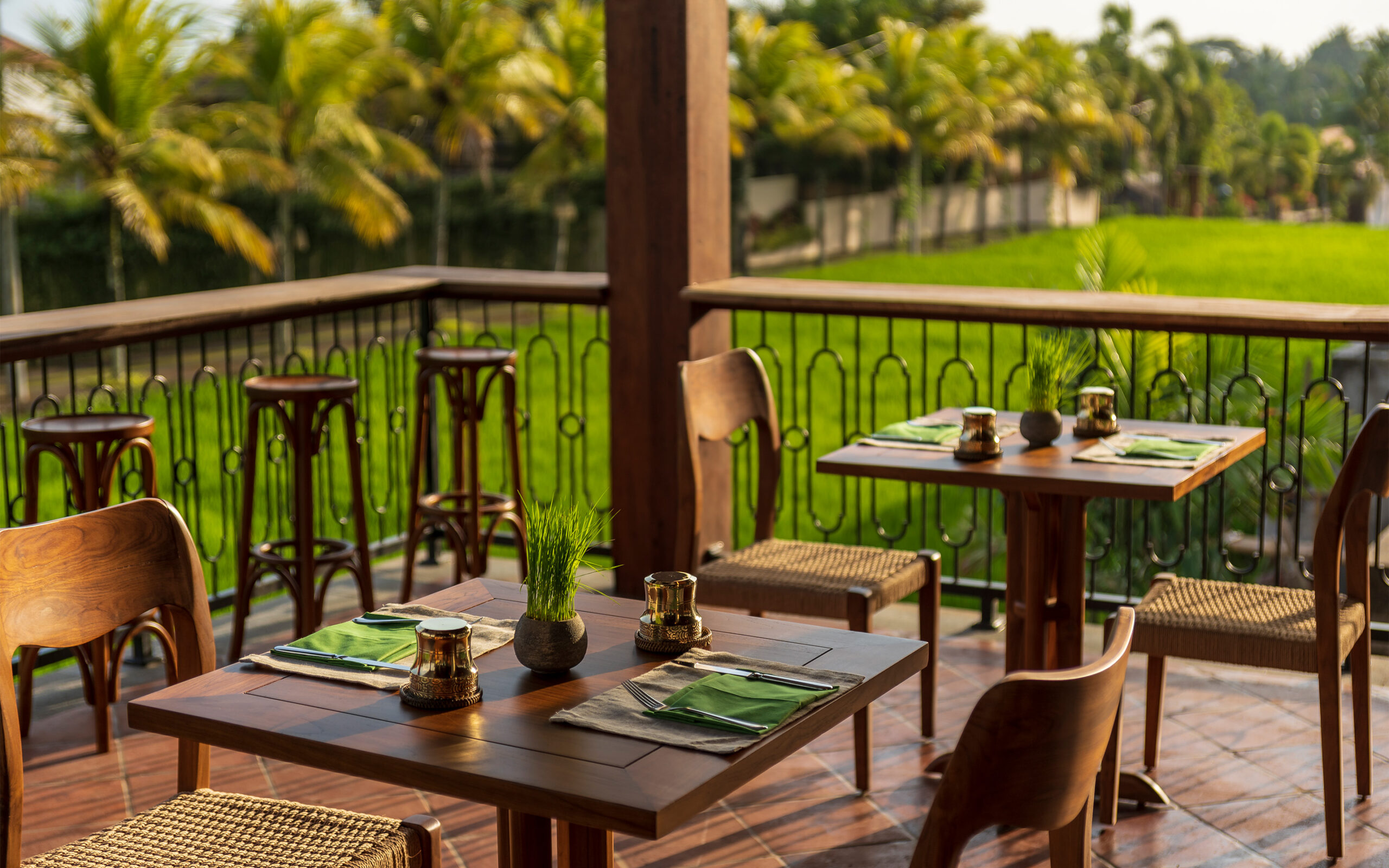 Indonesien, Bali, Ubud, Adiwana Bisma, Pistachio Restaurant