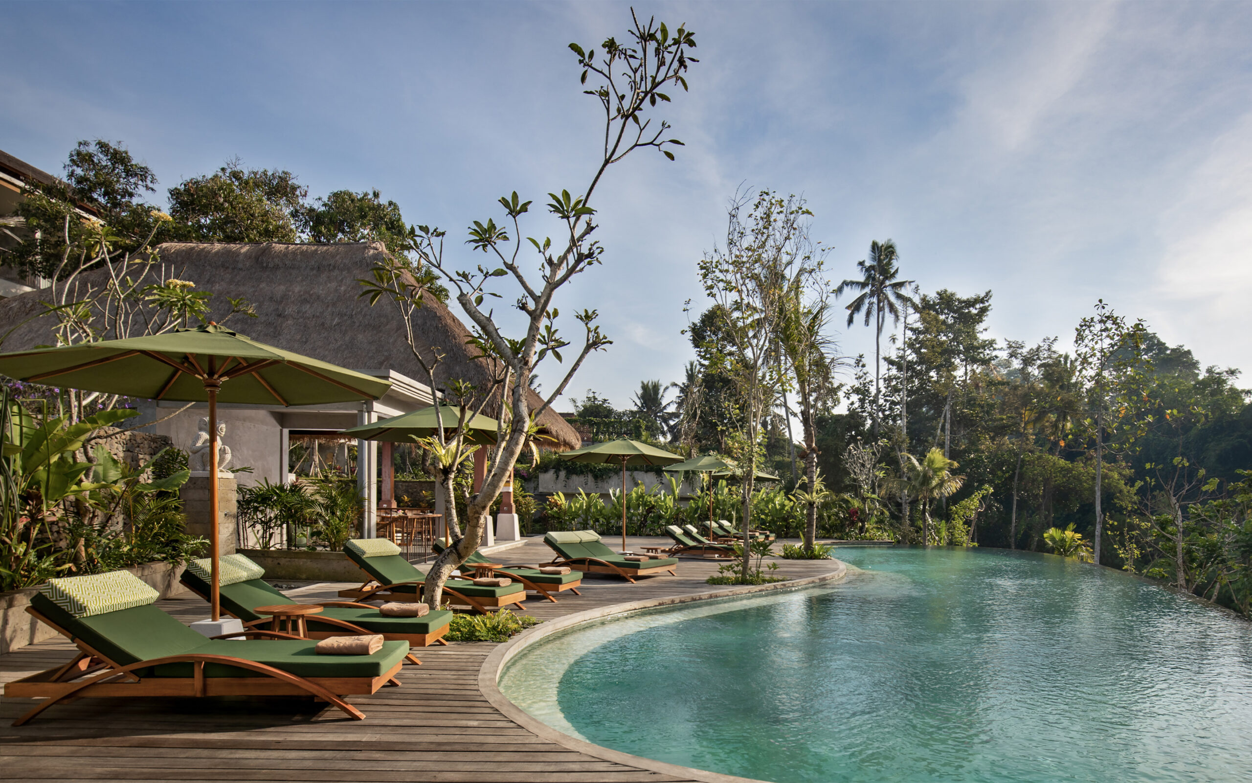 Indonesien, Bali, Ubud Adiwana Suweta, Pool Area