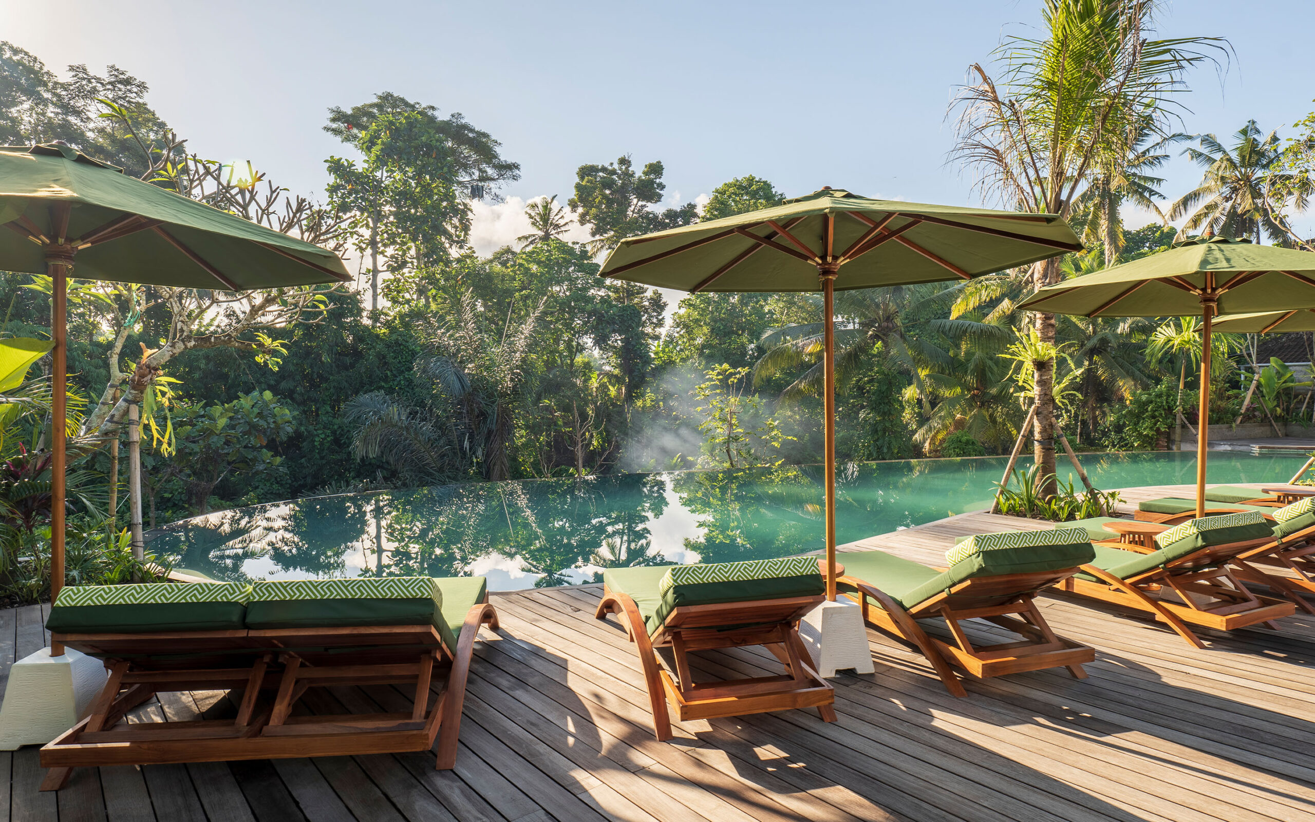 Indonesien, Bali, Ubud Adiwana Suweta, Pool Area
