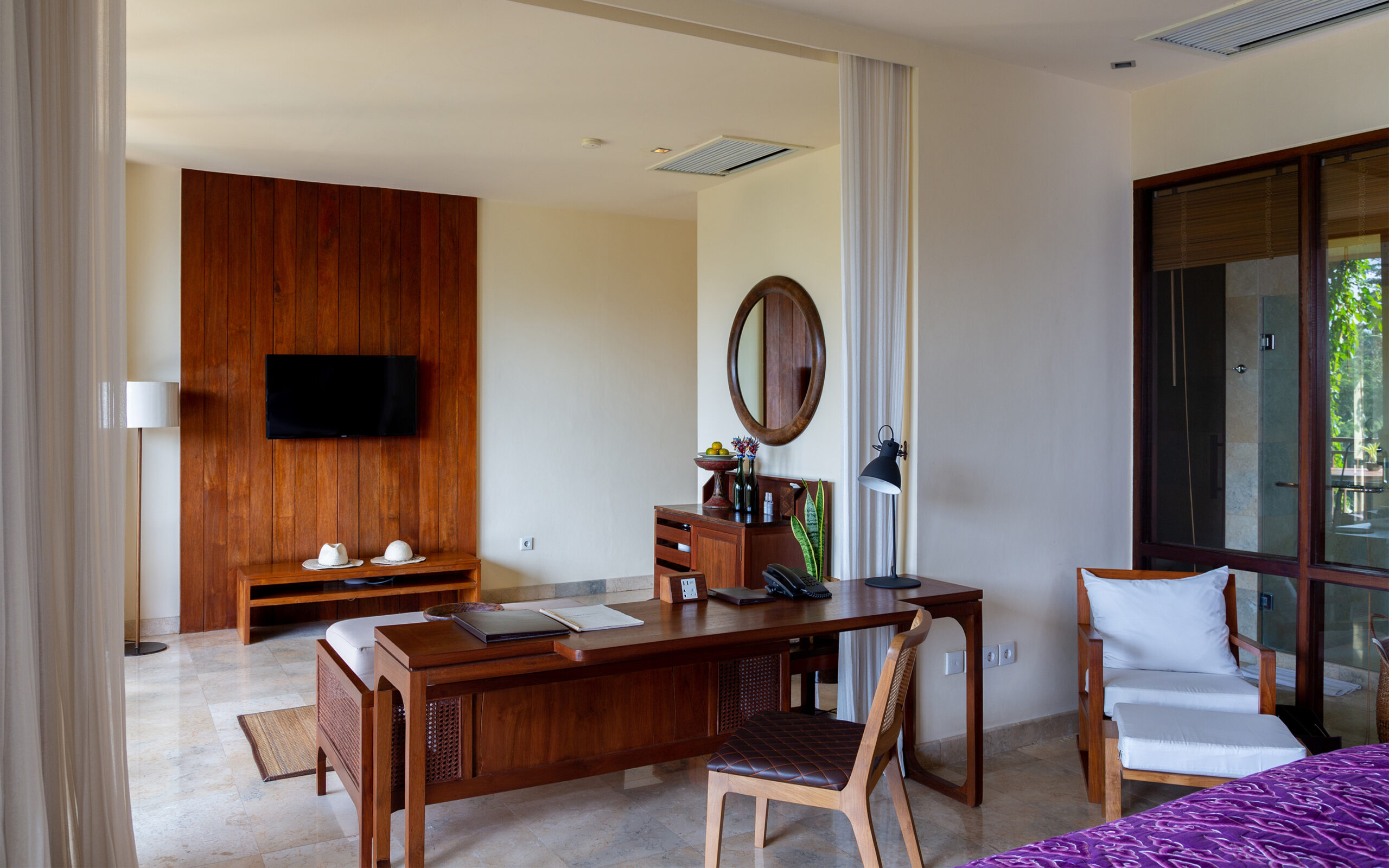 Indonesien Bali Ubud Komaneka Bisma, Bisma Suite, Living Room
