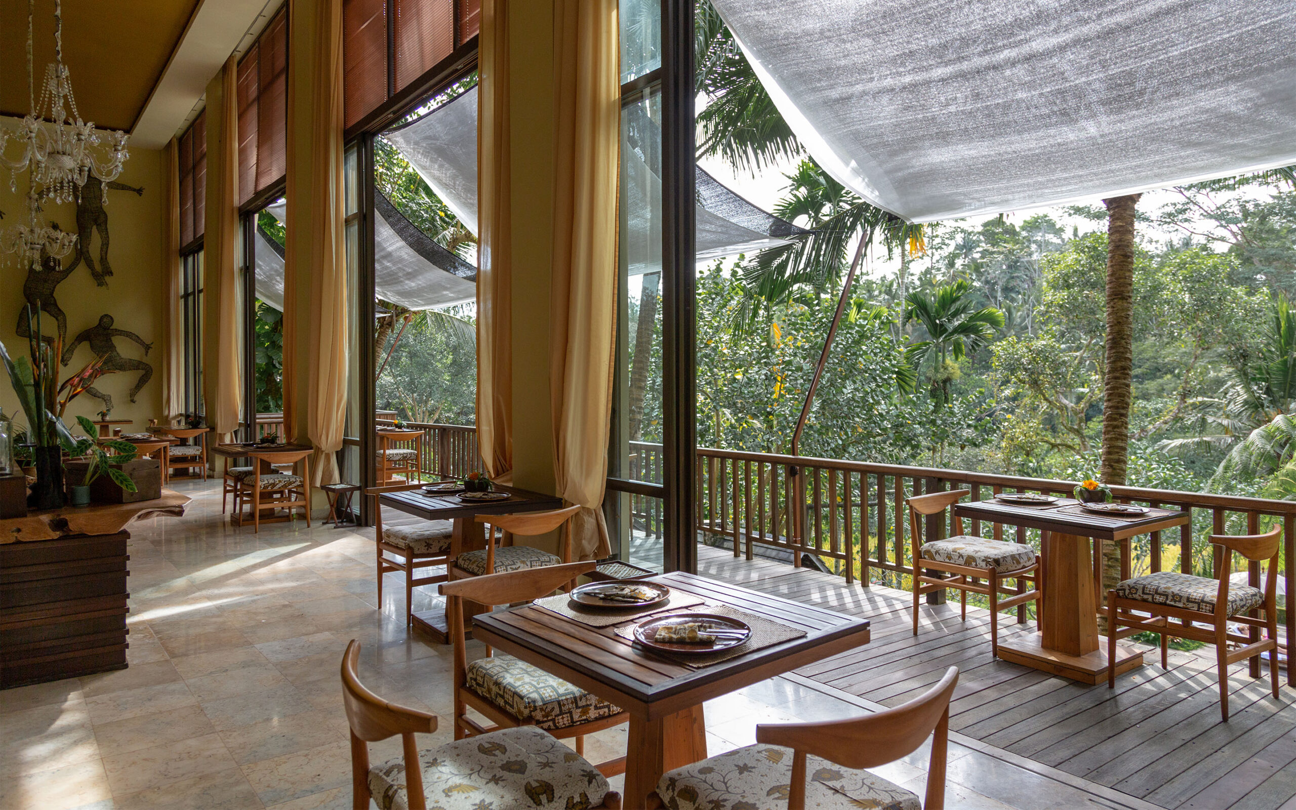 Indonesien Bali Ubud Komaneka Bisma, Seneng Kitchen, Restaurant