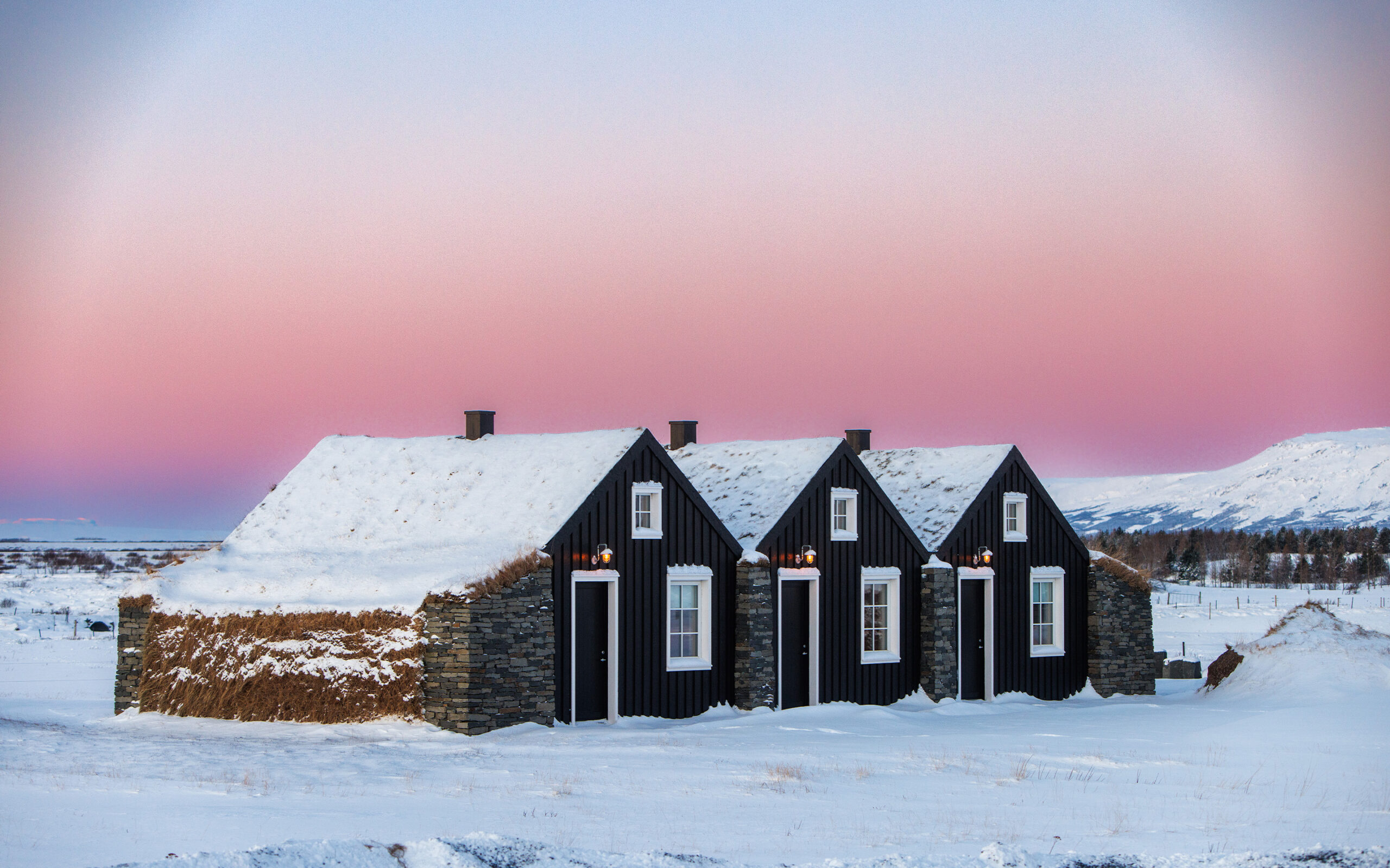 Island Torfhus Retreat Torfhus Torfb&aelig;r Hytter