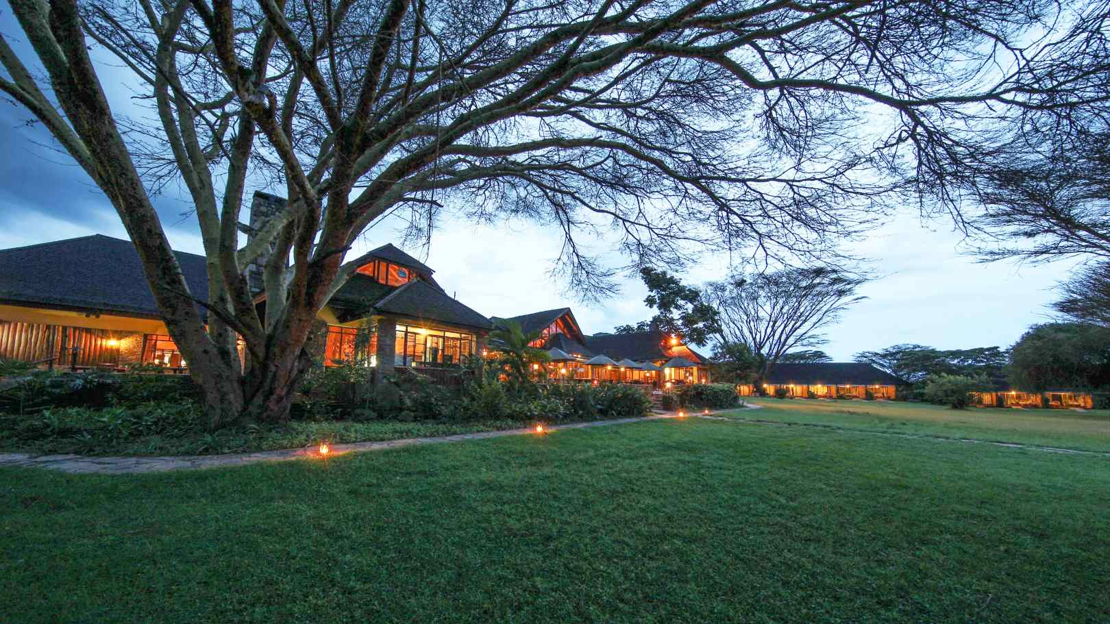 Kenya Masai Mara Mara keekorok garden lodge aften