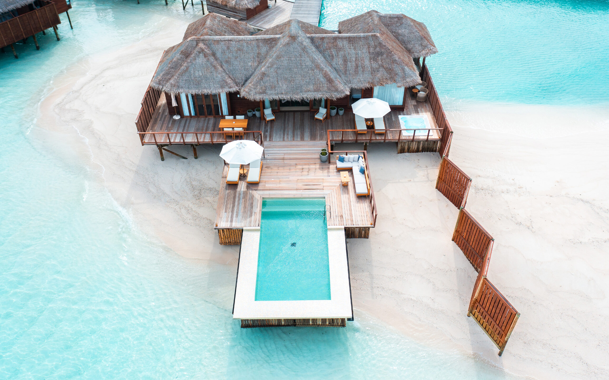 Rejser til Maldiverne, Conrad Maldives Rangali Island, ocean pavilion pool