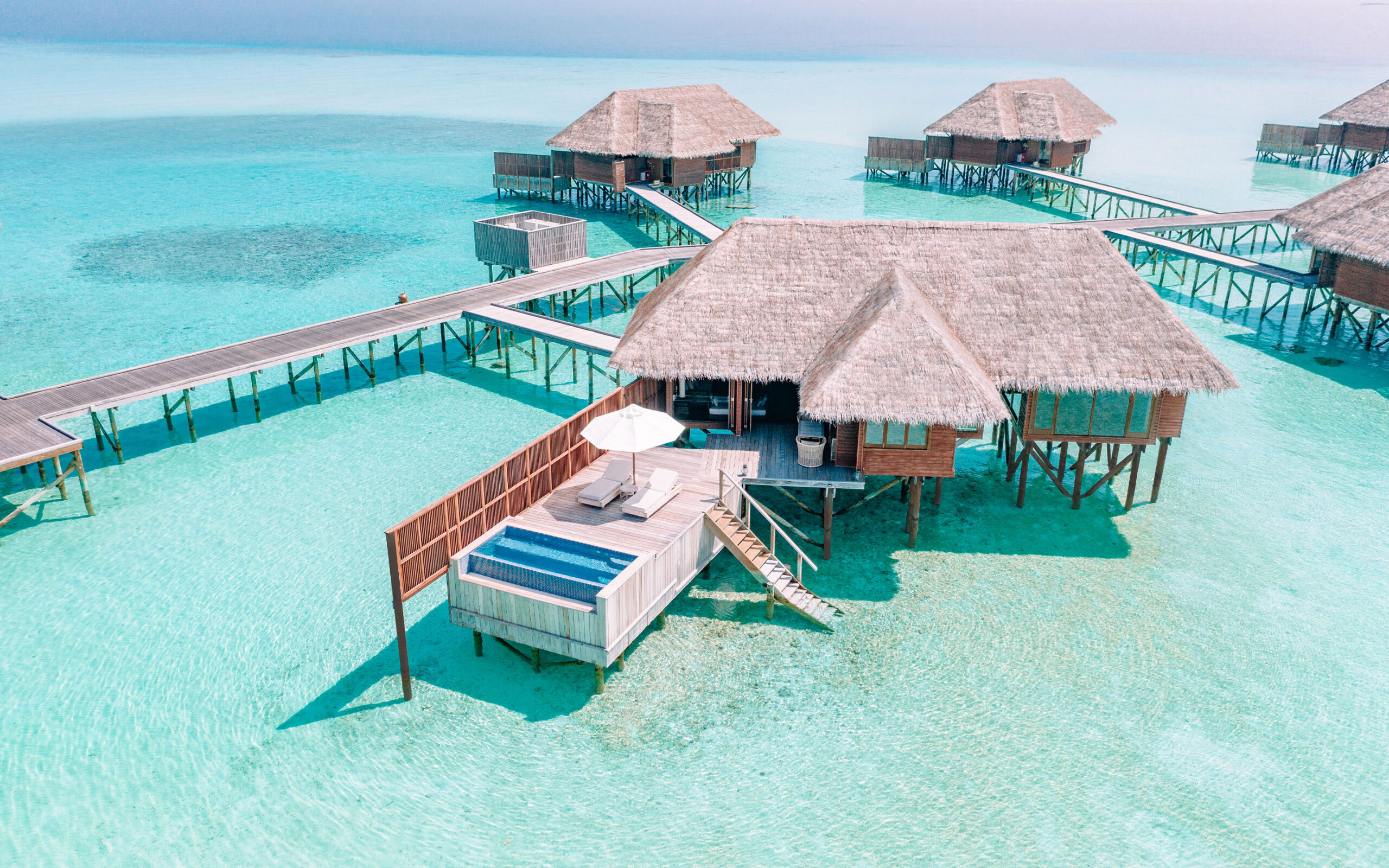 Rejser til Maldiverne, Conrad Maldives Rangali Island, water villa with pool