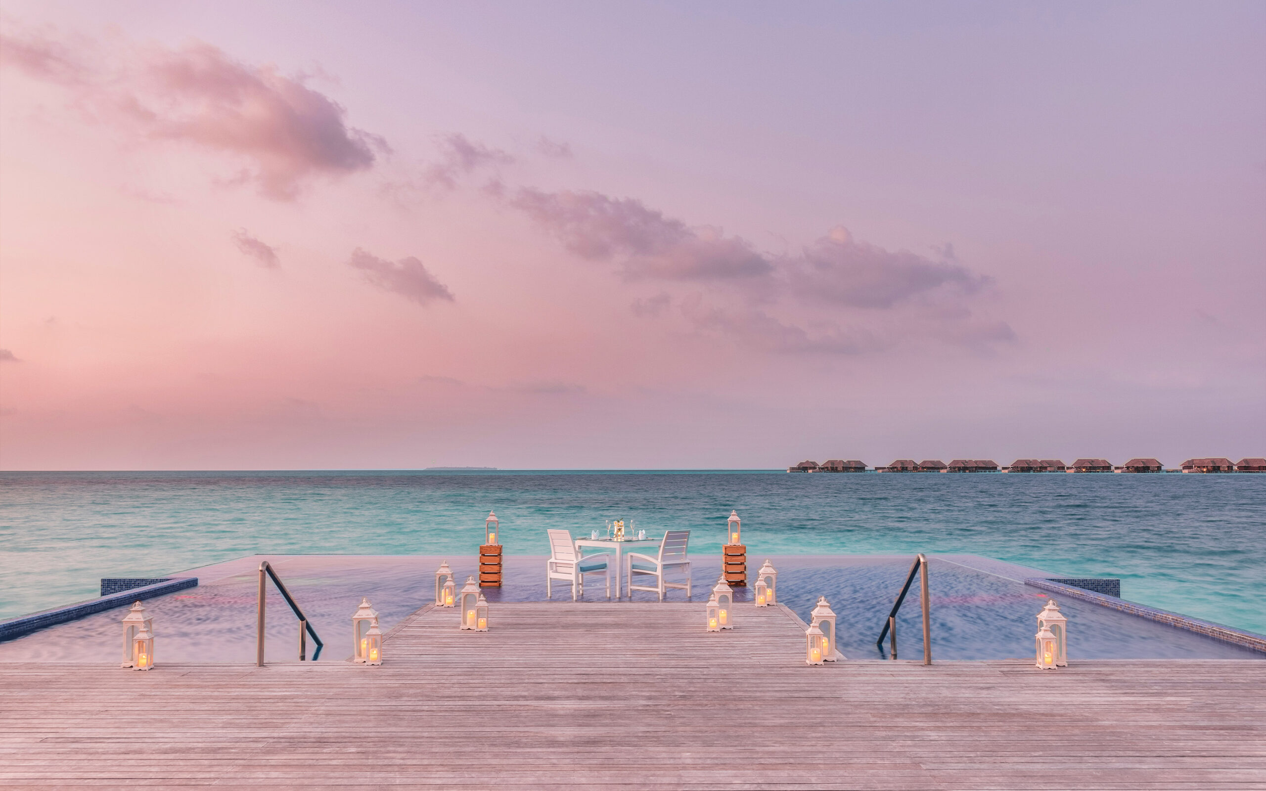 Rejser til Maldiverne, Conrad Maldives Rangali Island, infinity pool