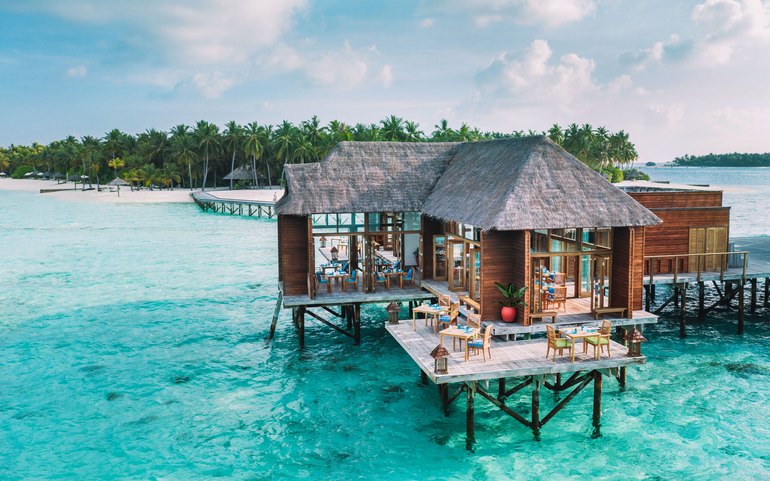 Rejser til Maldiverne, Conrad Maldives Rangali Island, spa restaurant