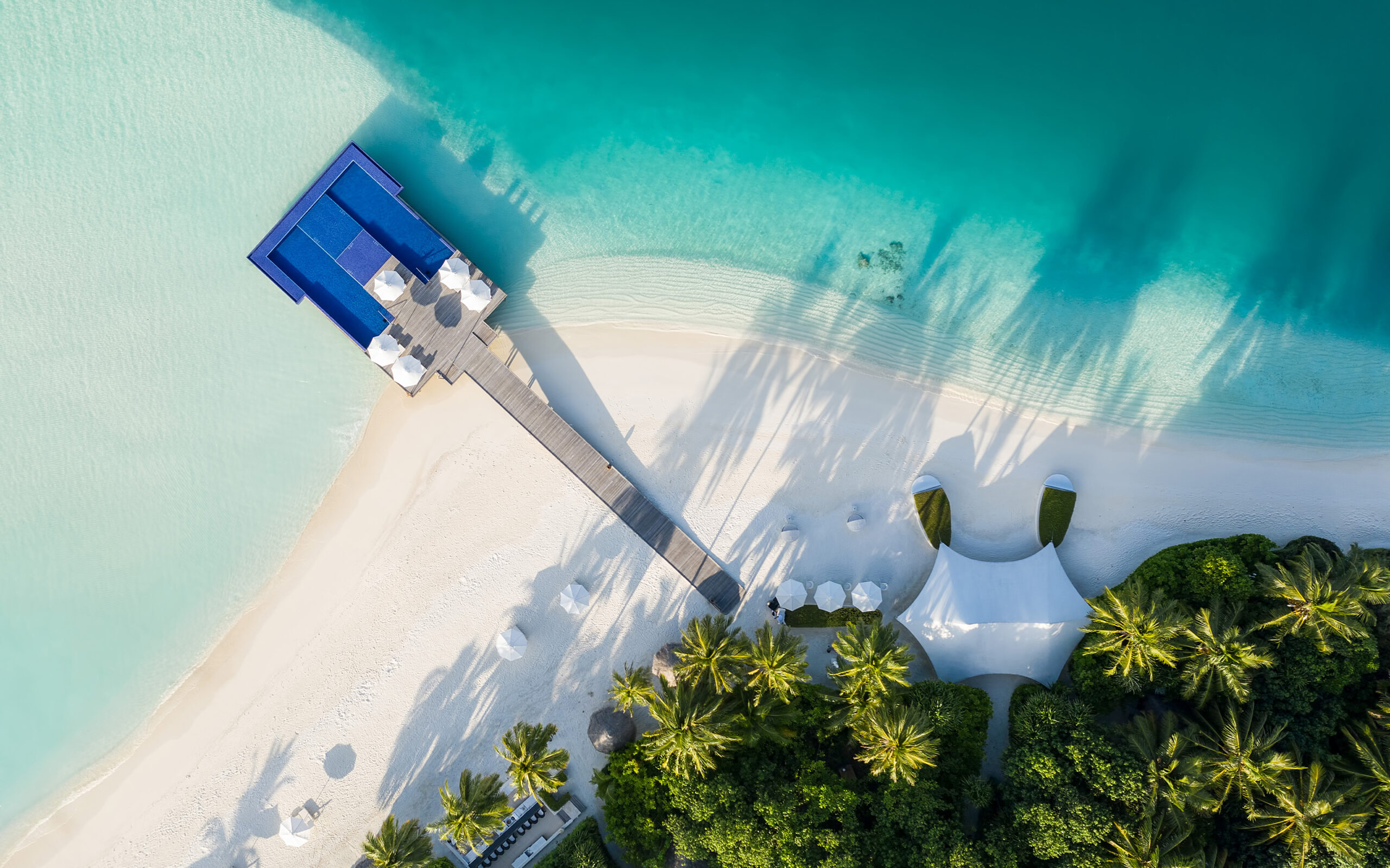 Rejser til Maldiverne, Conrad Maldives Rangali Island, udsigt over Justin Nicholas