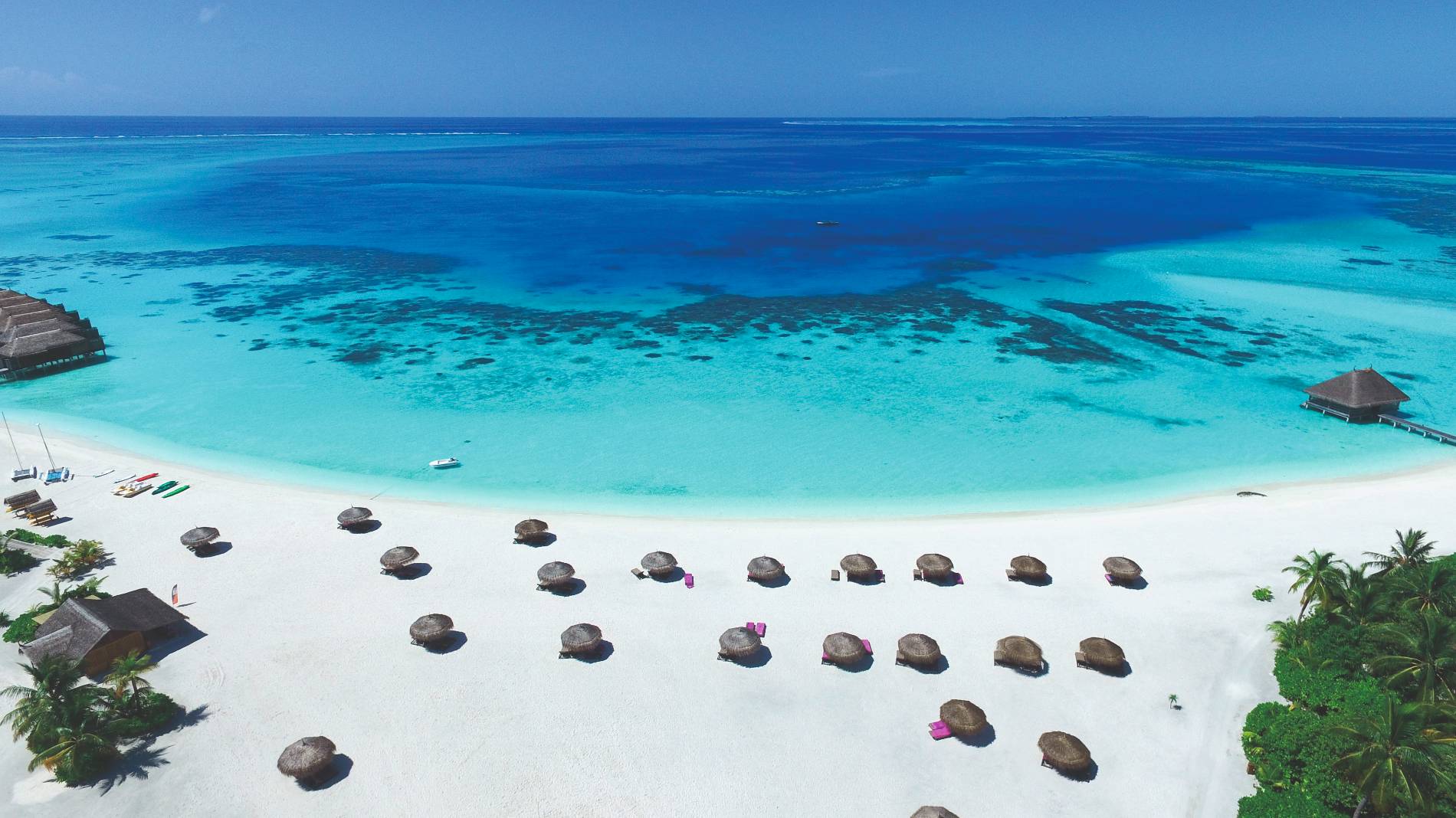 Rejser til Maldiverne, Constance Moofushi Maldives, strand