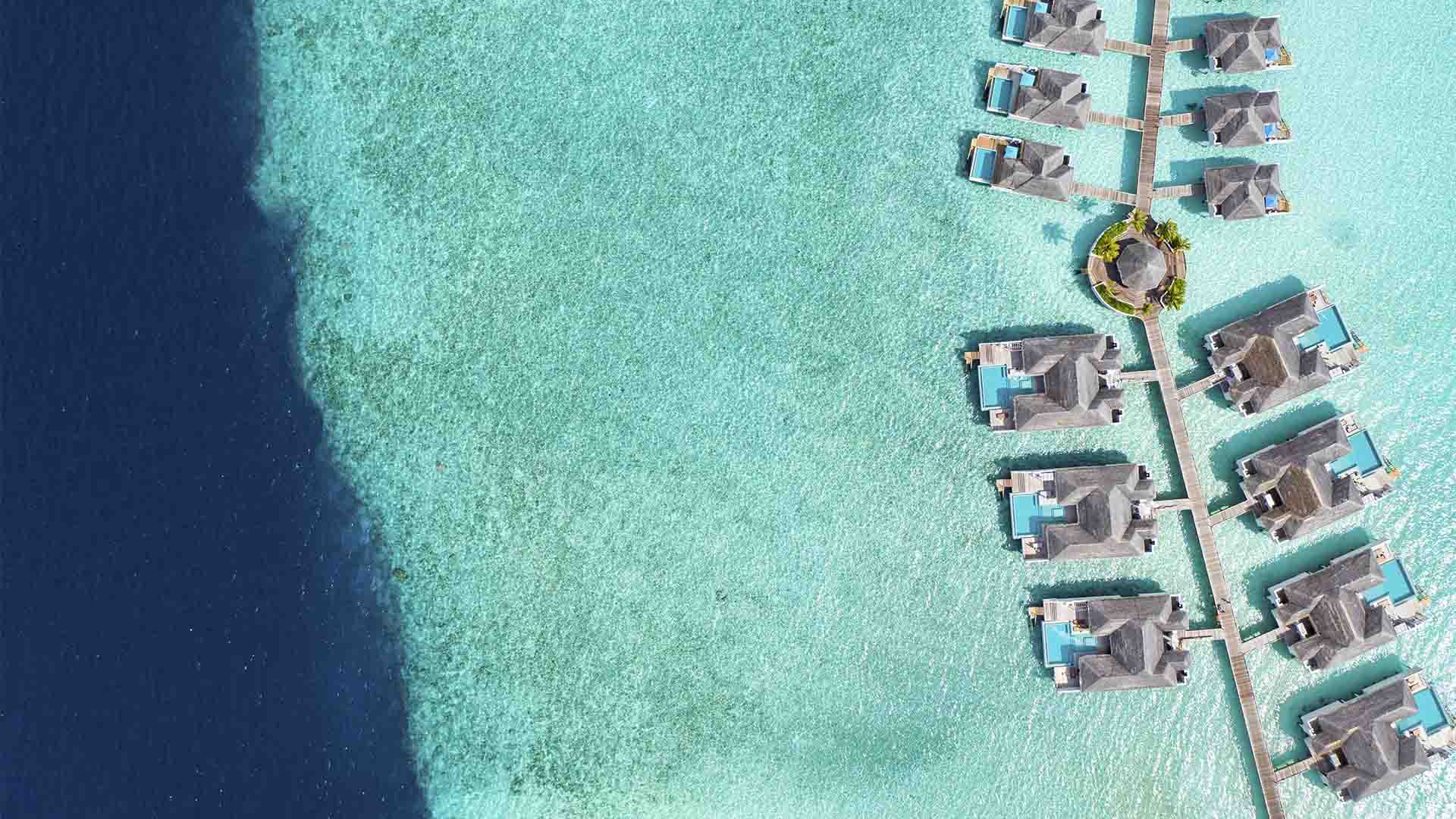 Rejser til Maldiverne, Finolhu Baa Atoll, Water villaer med pool