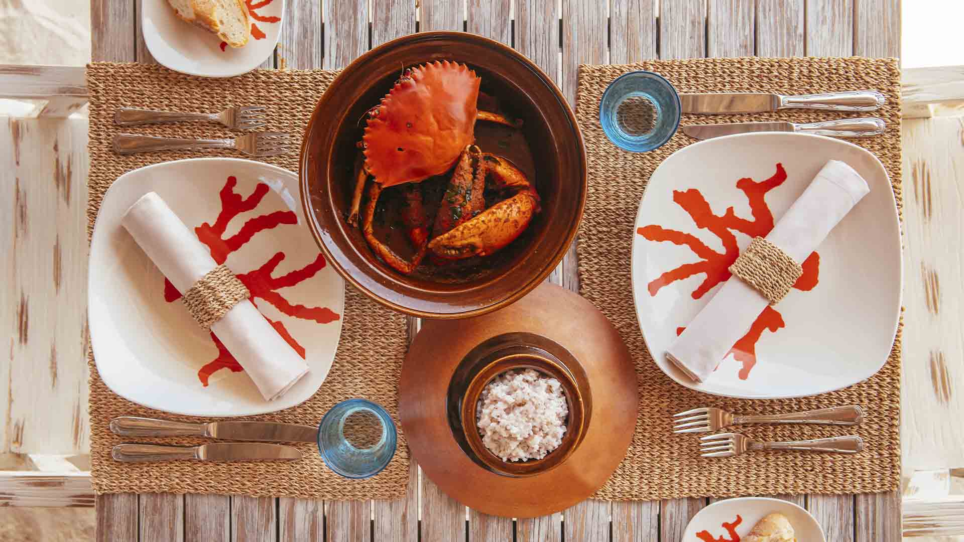 Rejser til Maldiverne, Finolhu Baa Atoll, Lækre retter på Crab Shack Restaurant