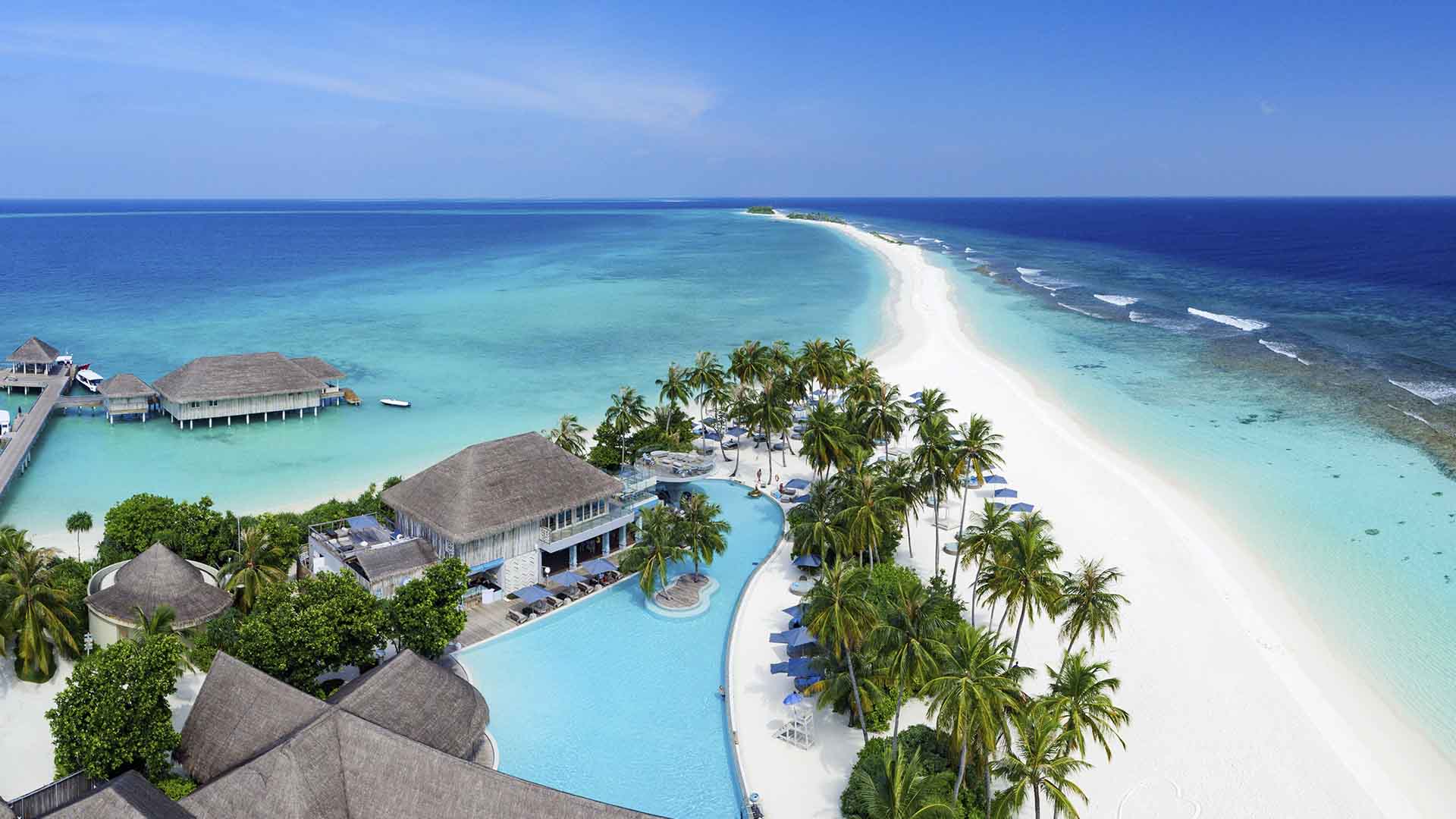 Rejser til Maldiverne, Finolhu Baa Atoll, Pool og sandtange