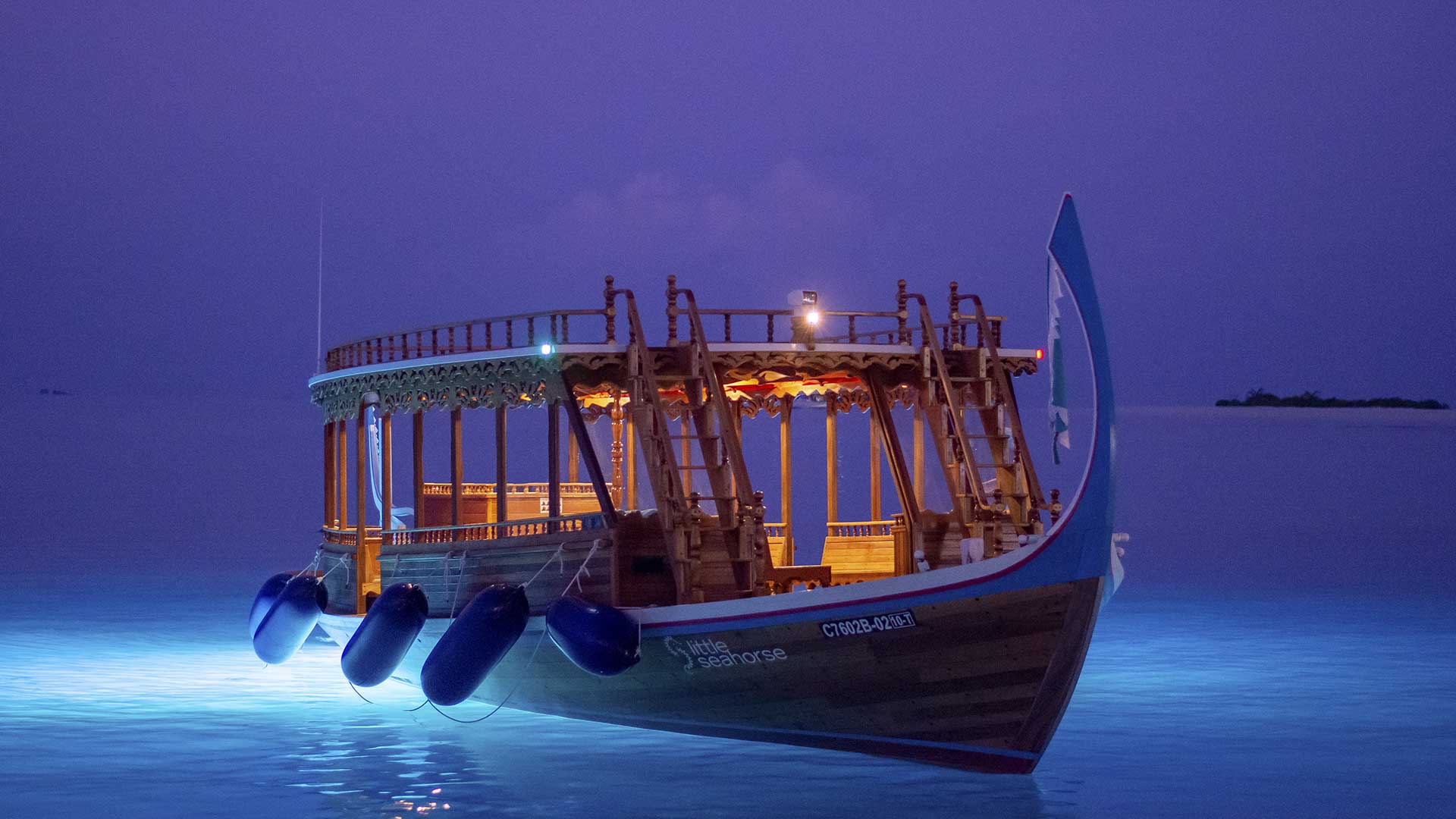 Rejser til Maldiverne, Finolhu Baa Atoll, Dhoni ved Finolhu