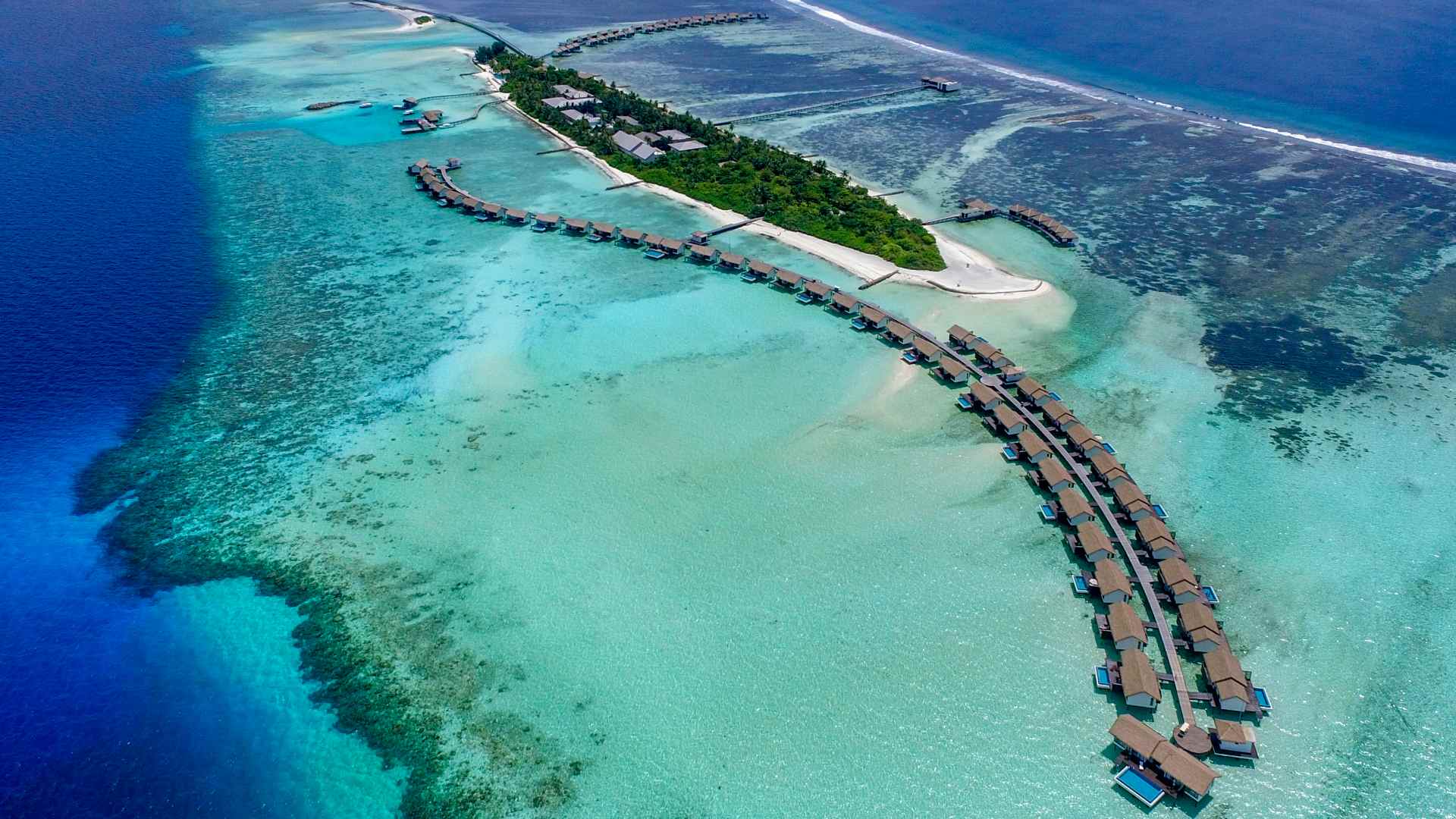 Rejser til Maldiverne, The Residence Maldives at Falhumaafushi, udsigt
