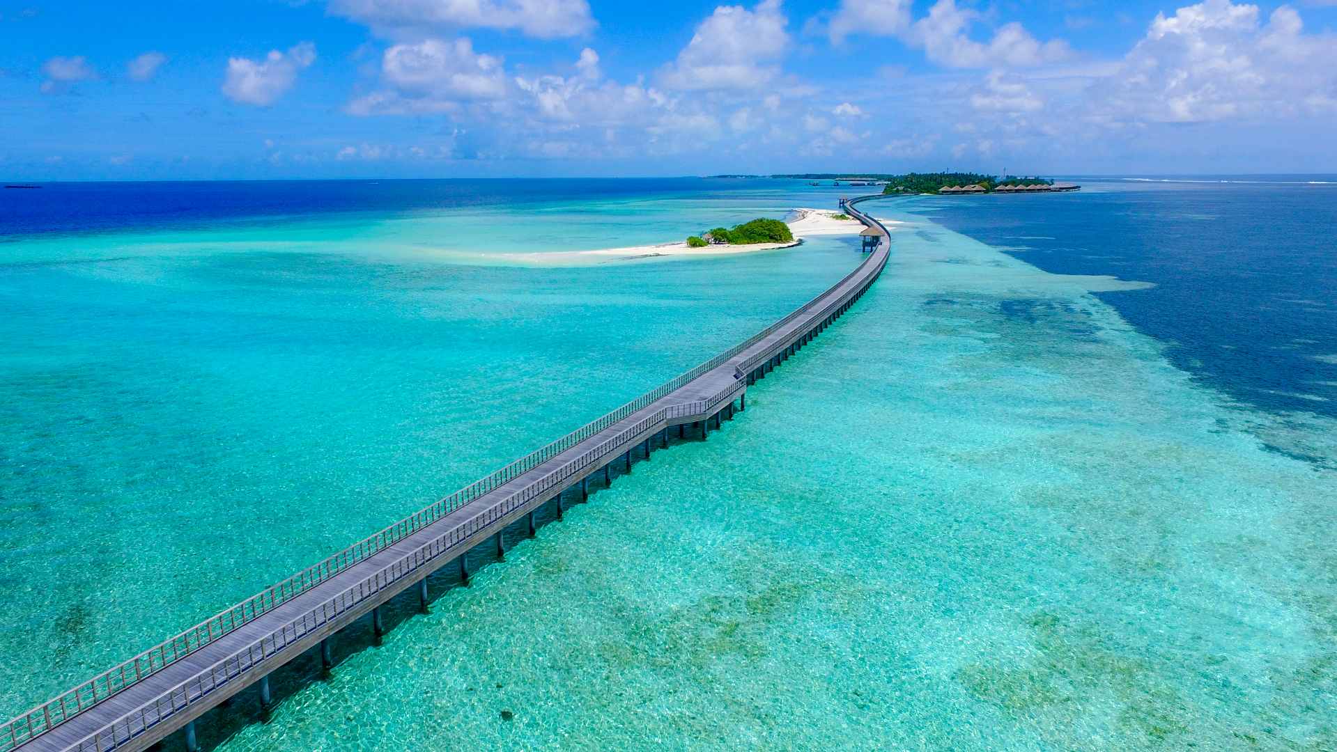 Rejser til Maldiverne, The Residence Maldives at Falhumaafushi, Broen mellem &oslash;erne 