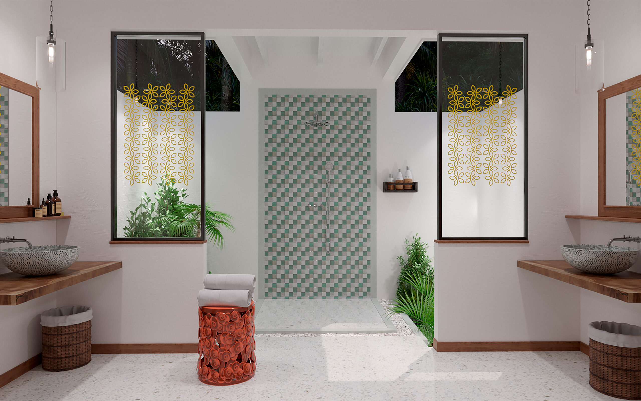 Maldiverne Oblu Nature Helengeli Deluxe Beach Villa With Pool Bathroom