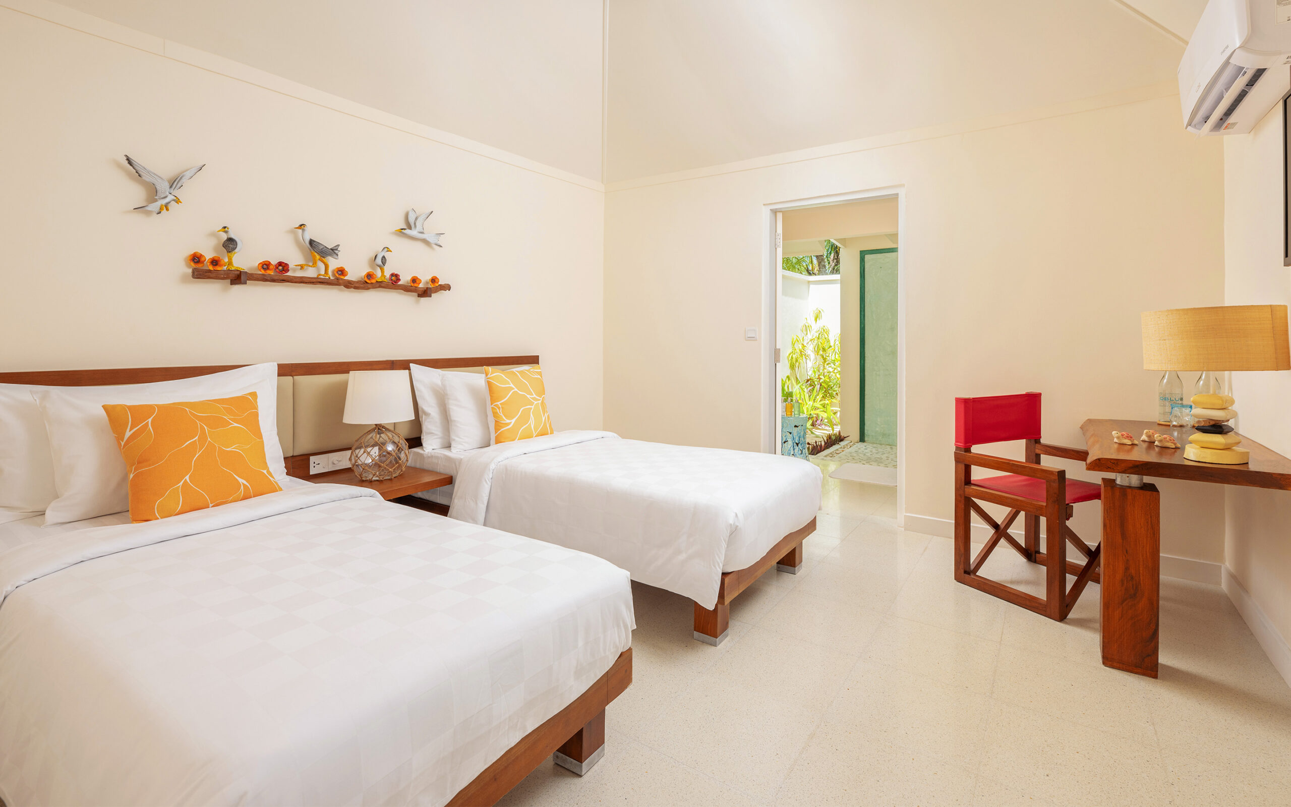 Maldiverne Oblu Nature Helengeli Family Beach Villa With Pool Kids Room