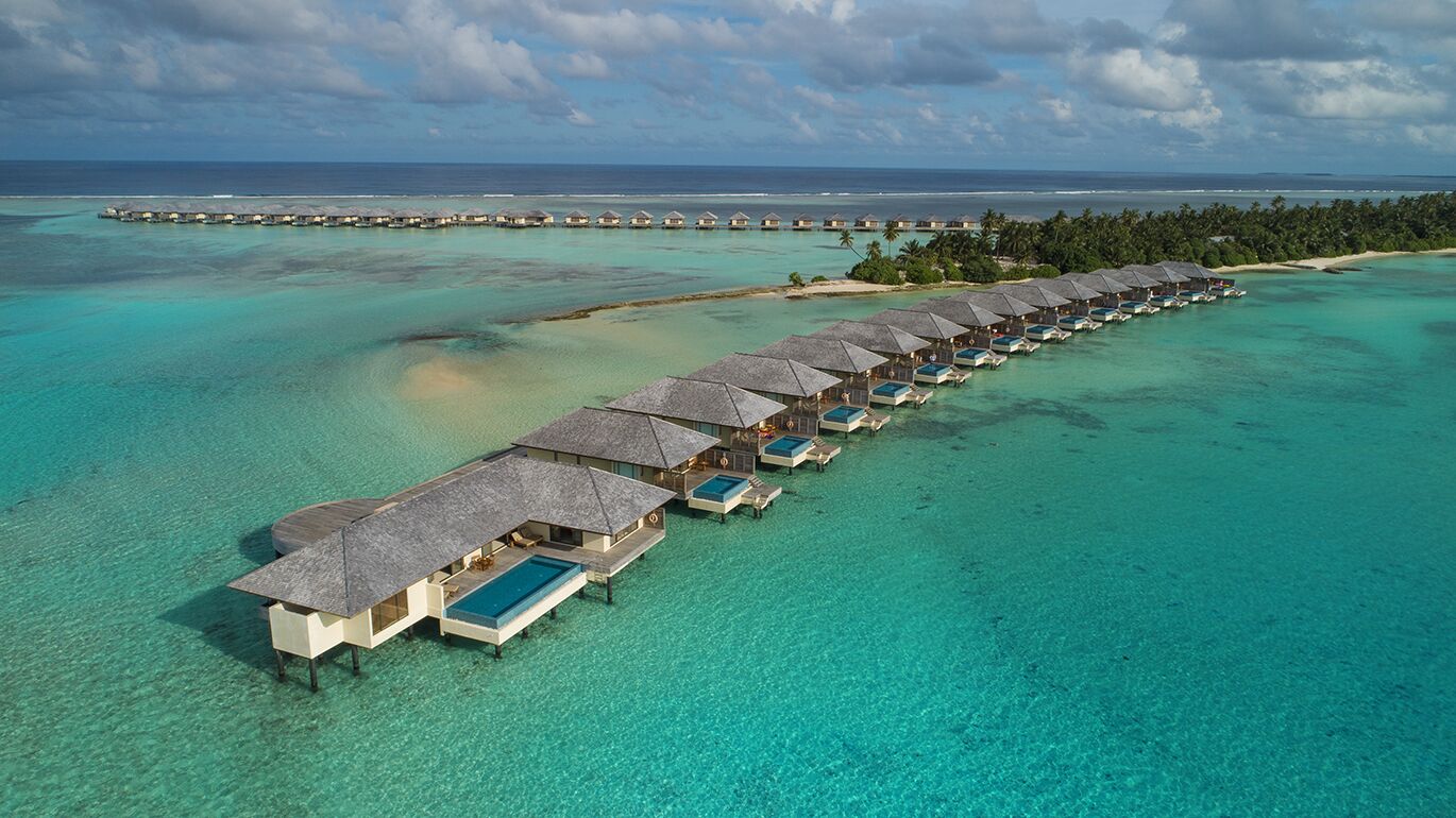 Rejser til Maldiverne, The Residence Maldives at Dhigurah, Water pool villaer 