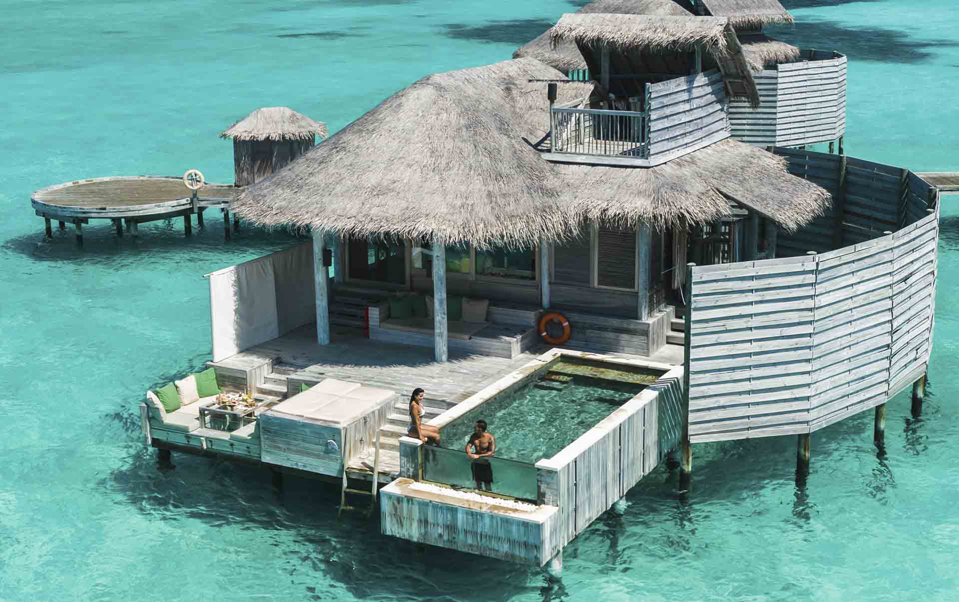 Rejser til Maldiverne, Six Senses Laamu, Water pool villa