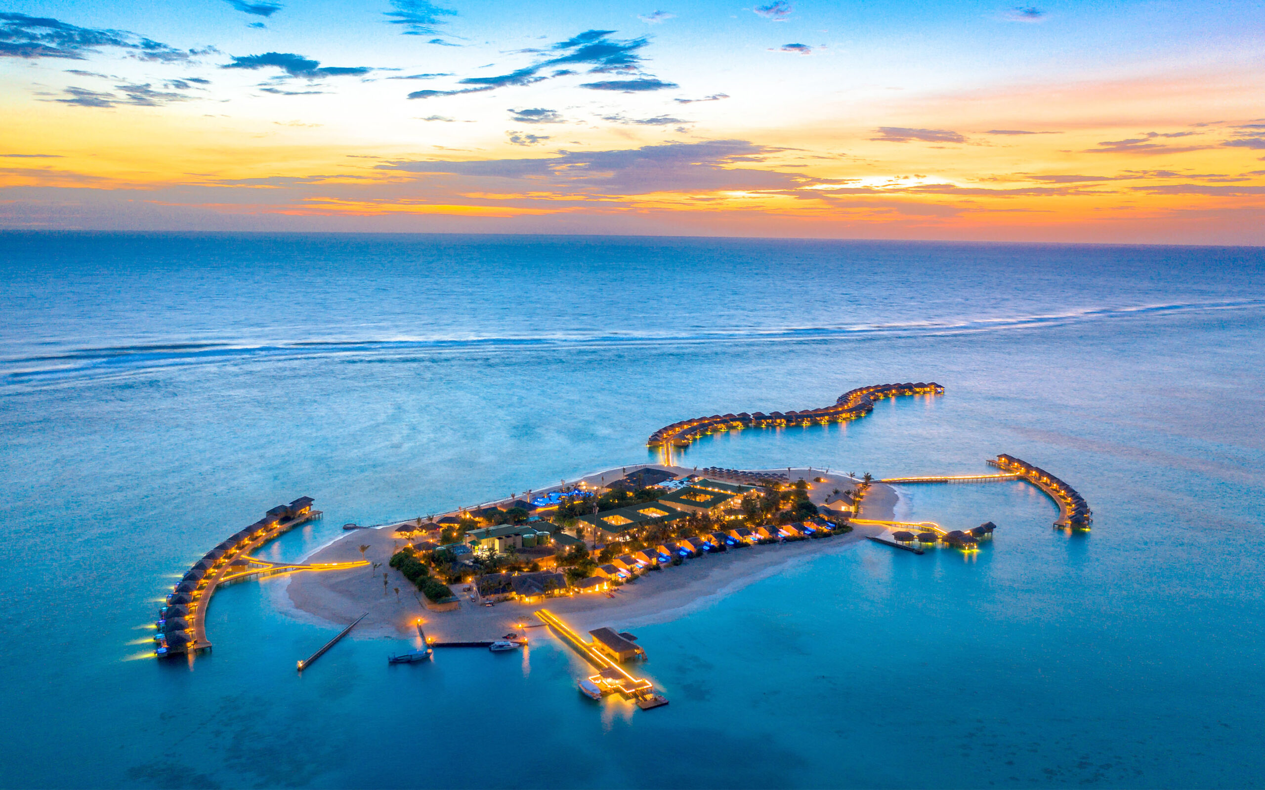Maldiverne You And Me Maldives Aftenlys