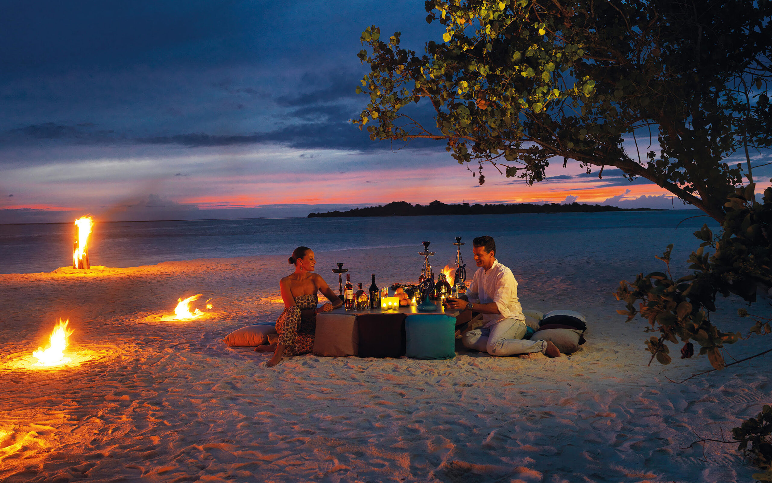 Maldiverne You And Me Maldives Beach Dinner