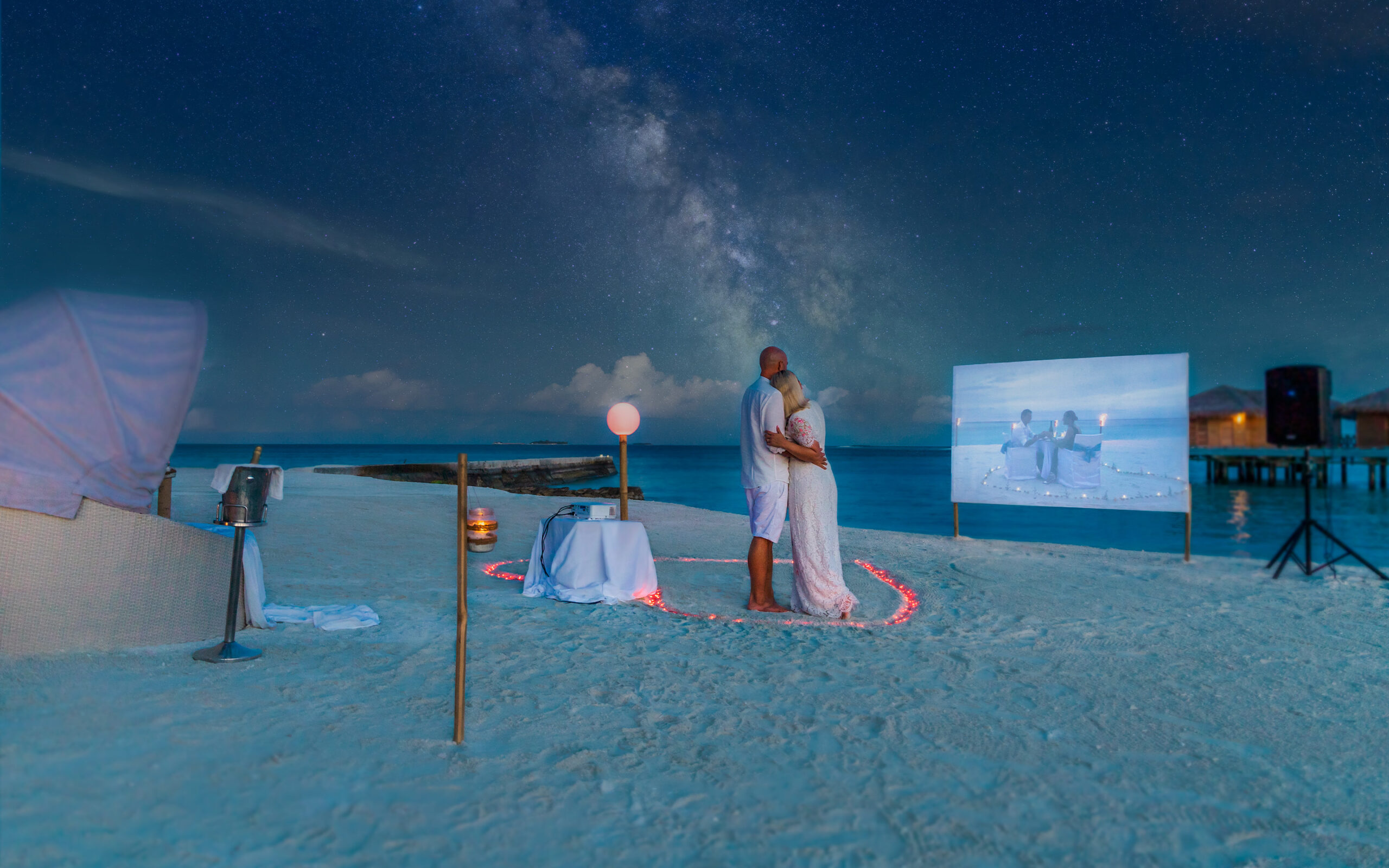 Maldiverne You And Me Maldives Cinema Under The Stars