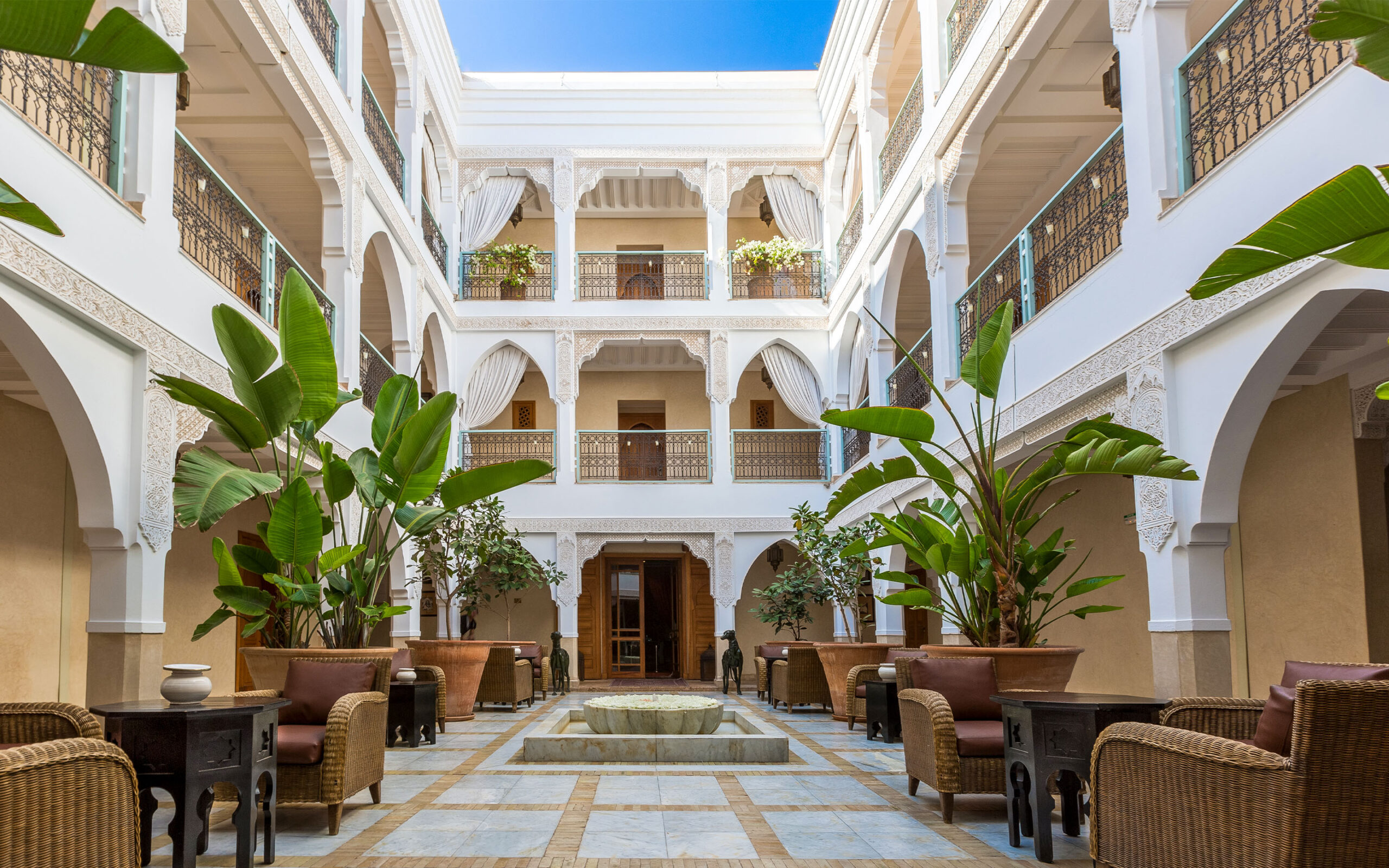 Marokko Agadir Villablanche Lobby